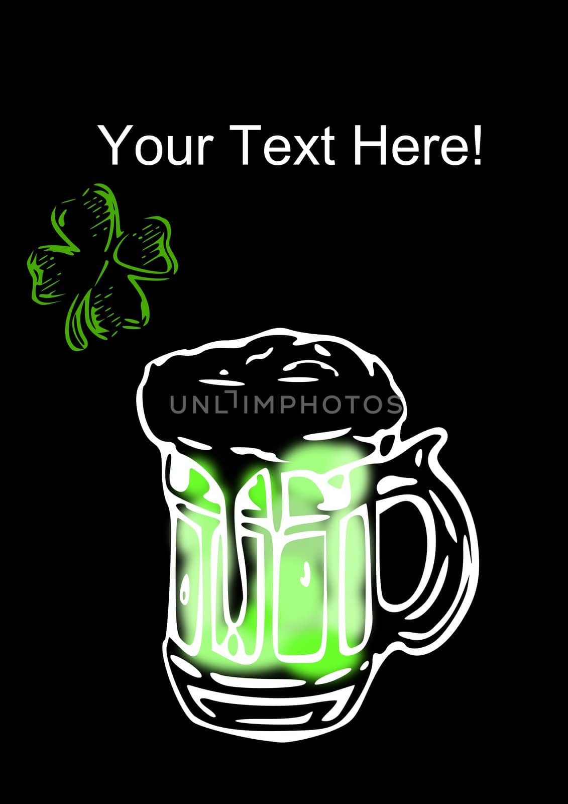 Add your text here to help make a St. Patrick’s Day graphic.