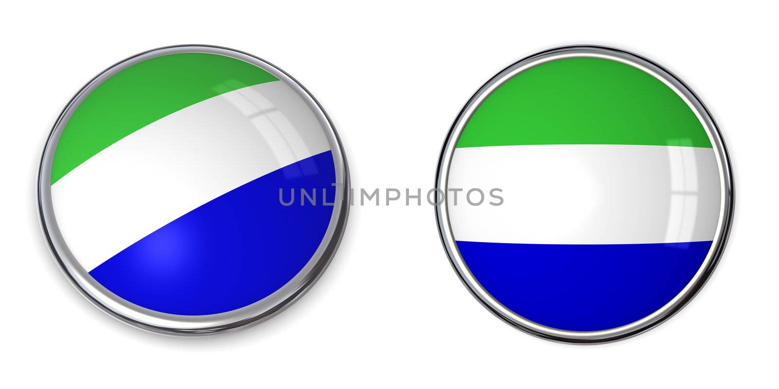 button style banner in 3D of Galapagos Islands