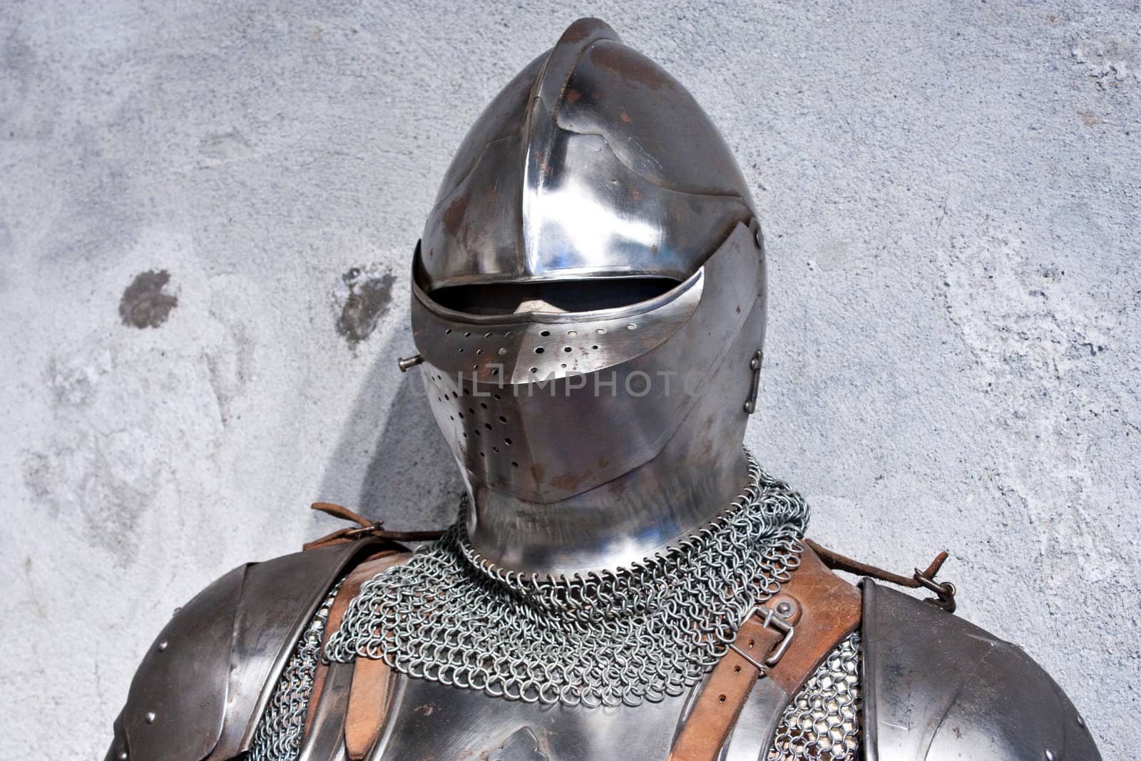 Detail of medieval armour, north Italy, Piemonte,  XIV century