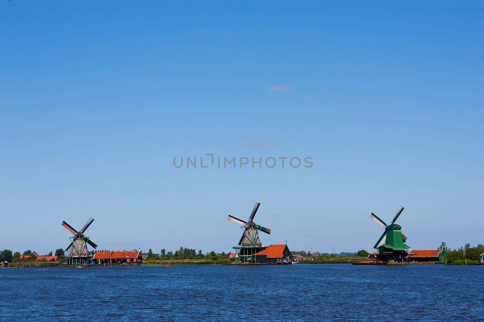 Mills in Holland, traditional and direct landmark of the country