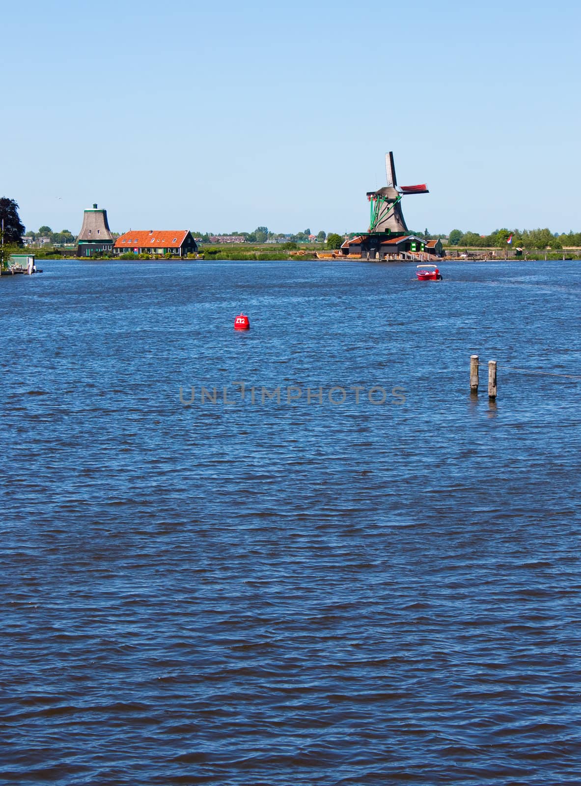 Mills in Holland, traditional and direct landmark of the country
