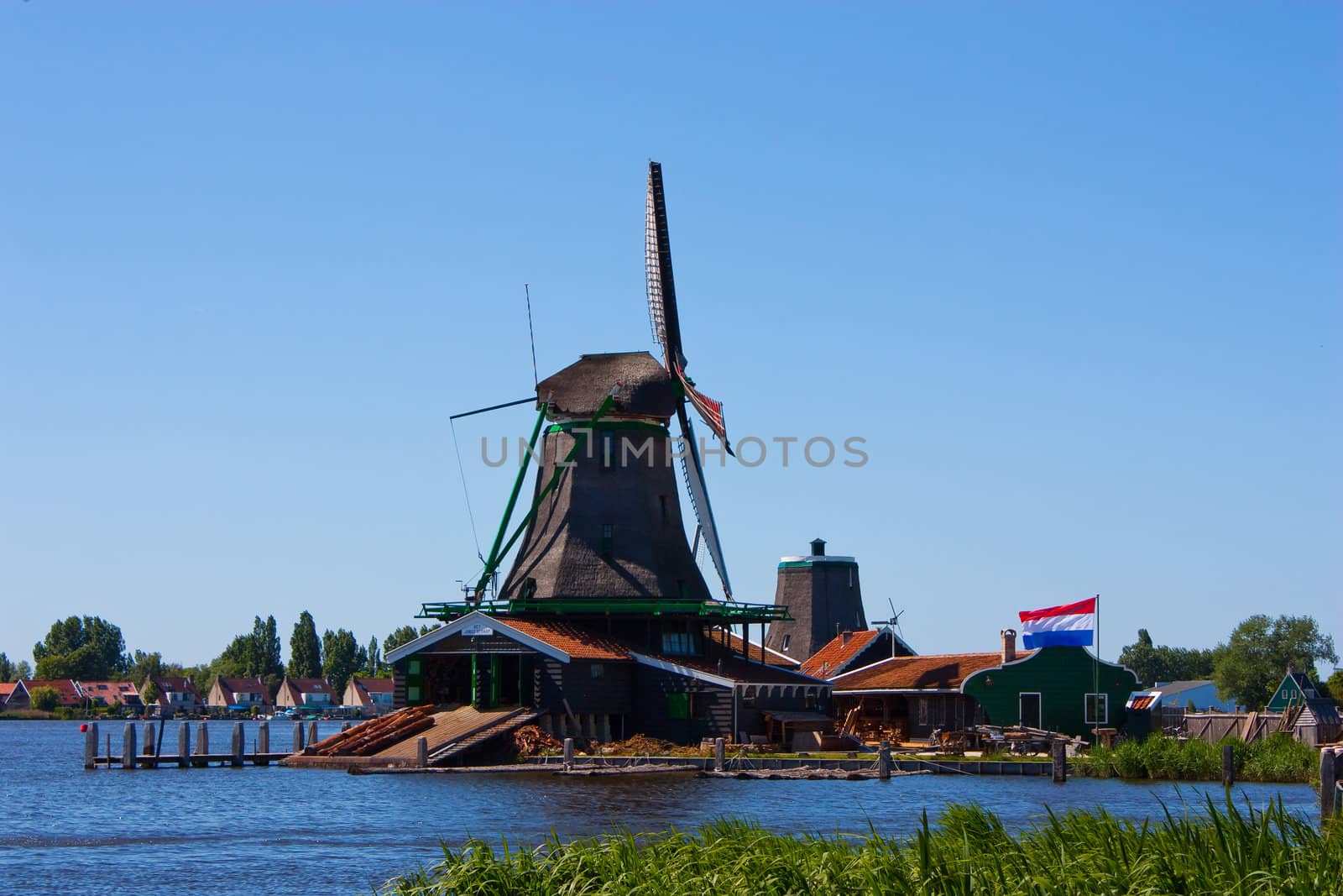 Mills in Holland, traditional and direct landmark of the country