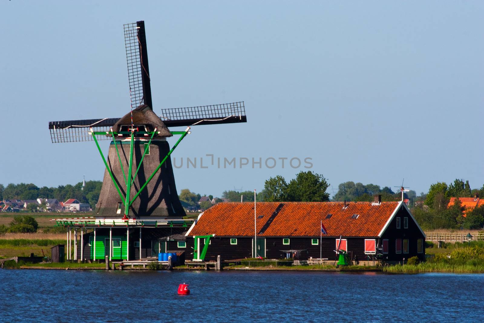 Mills in Holland, traditional and direct landmark of the country