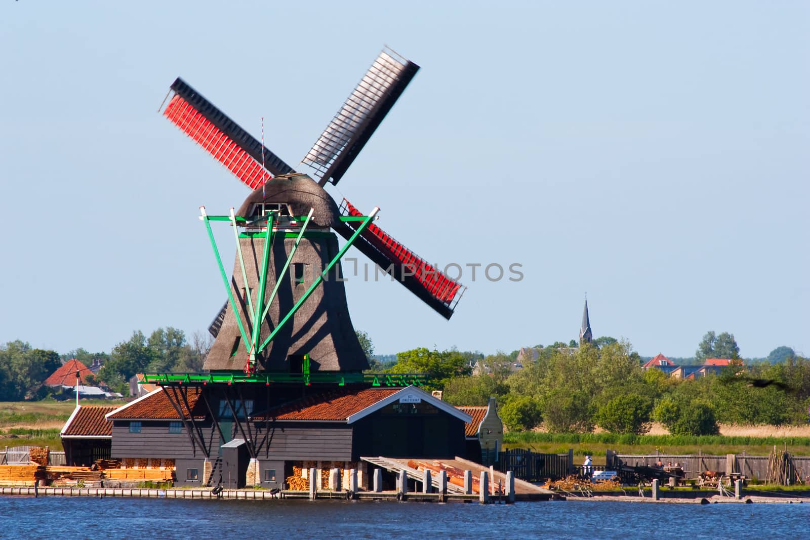 Mills in Holland, traditional and direct landmark of the country