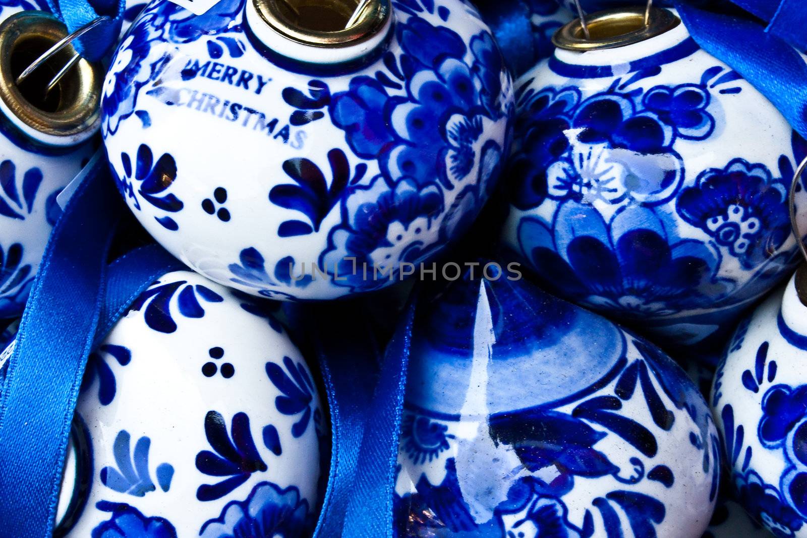 Detail of traditional Christmas decorations in Holland