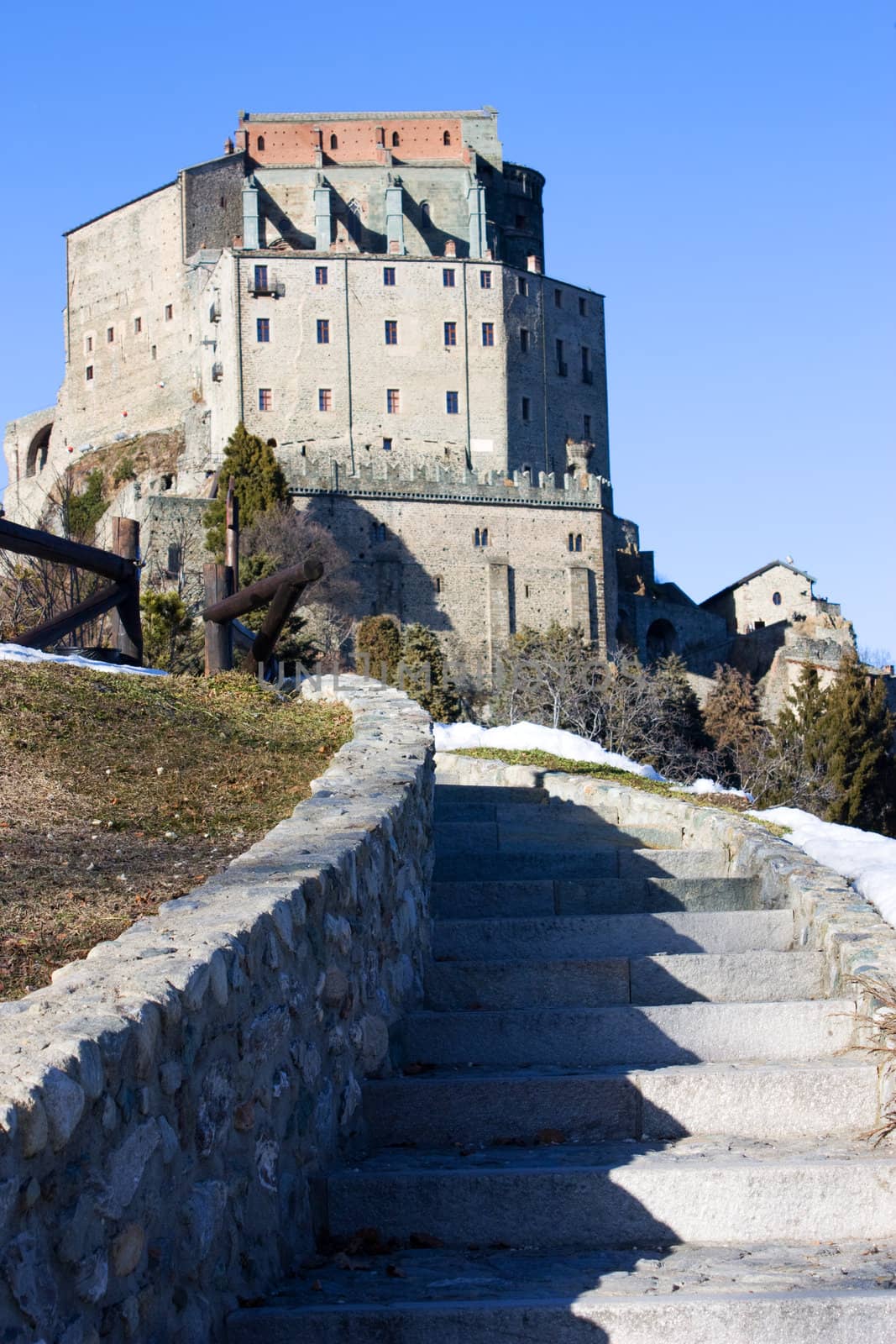 Sacra di San Michele Abbey, Italy, with more of 1000 years of memory