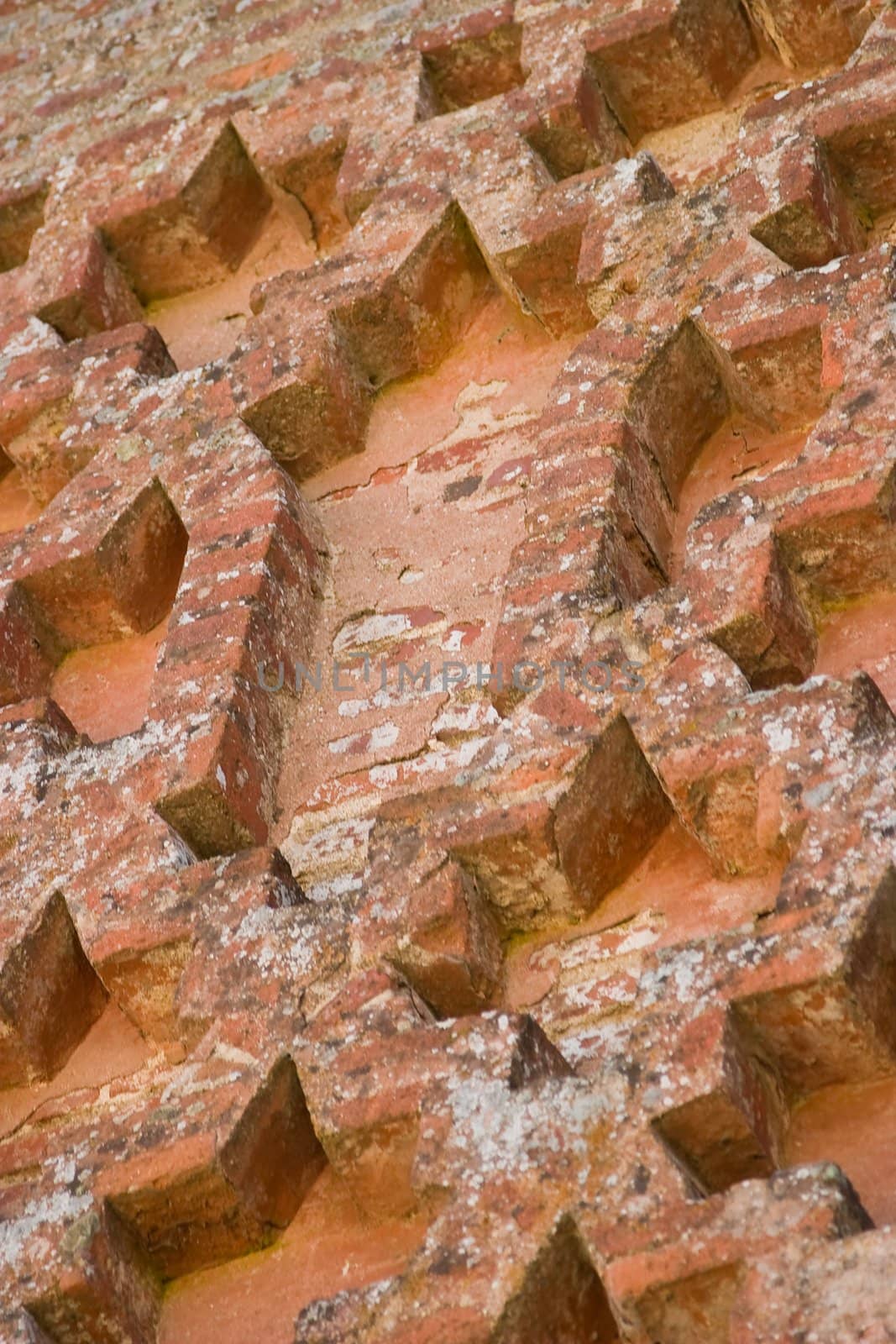 Detail of the castle that raise Aracena's city, placed in the mountain range of the same name.