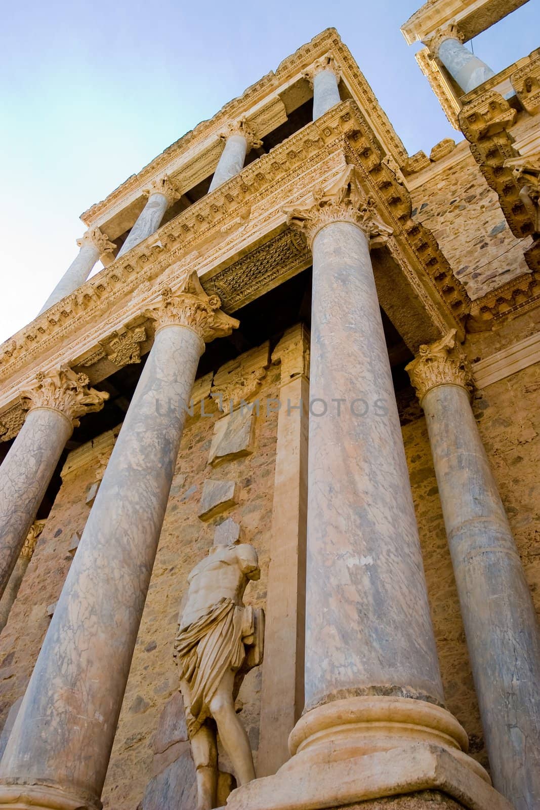 Wonderful Roman theater of the city that was the capital city of the province of Lusitania