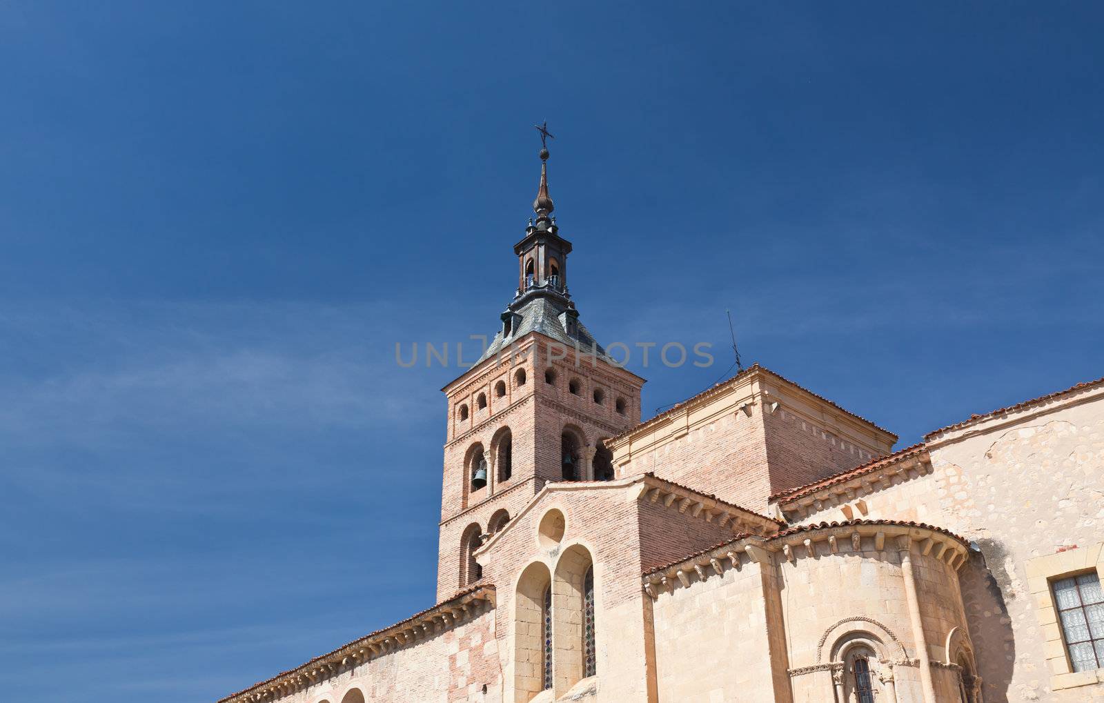 an ancient church in Segovia, World Heritage city, Spain