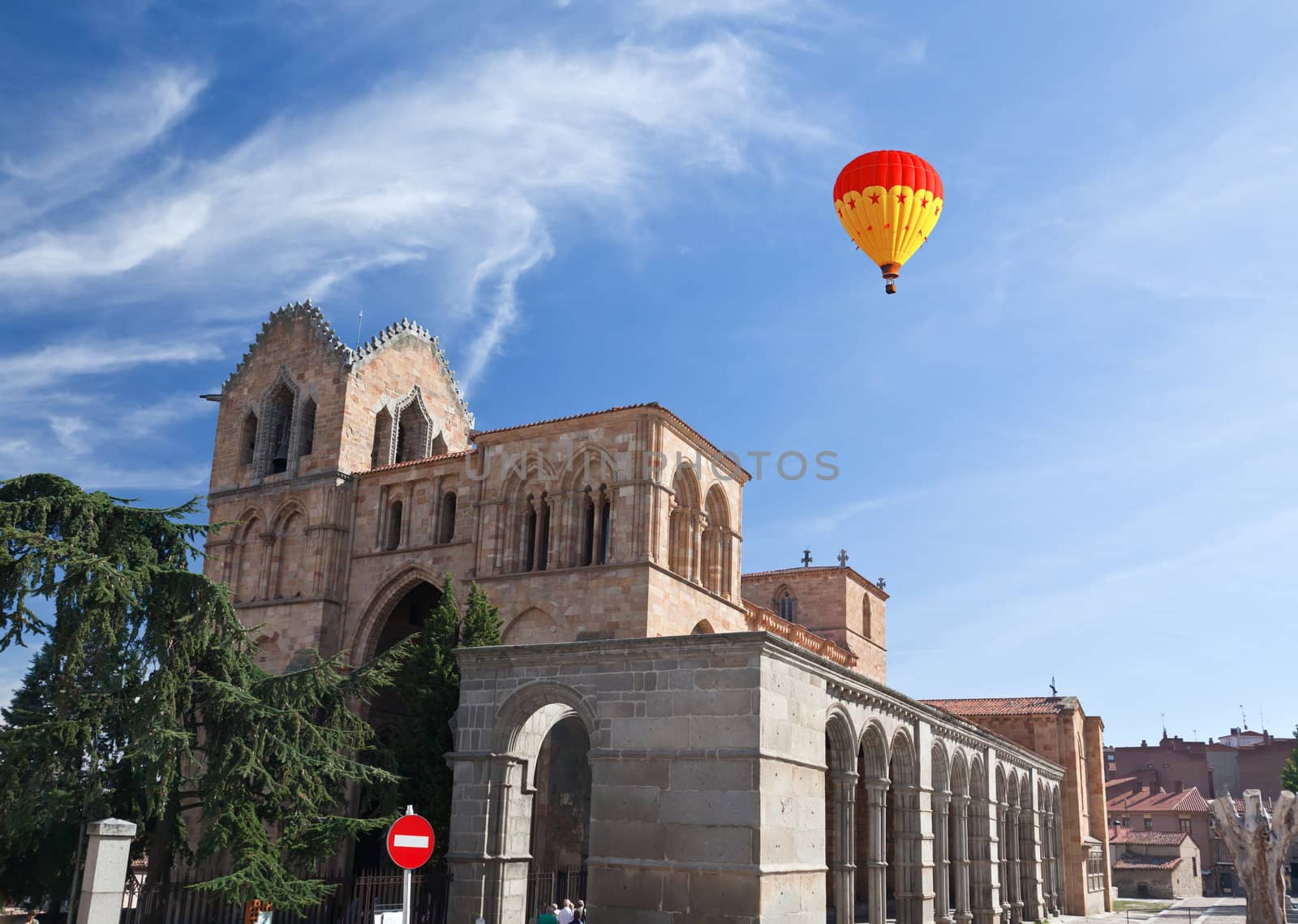 The San Vicente Basilica in Avila, Spain 