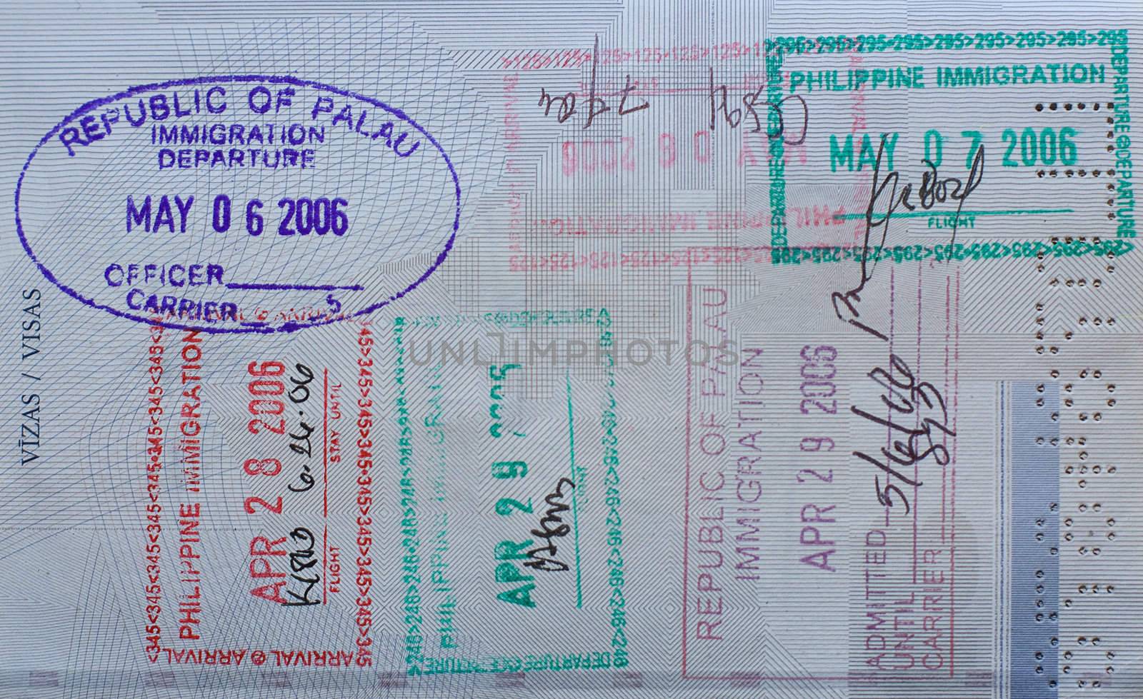 passport viza travel world immigration emigration airport