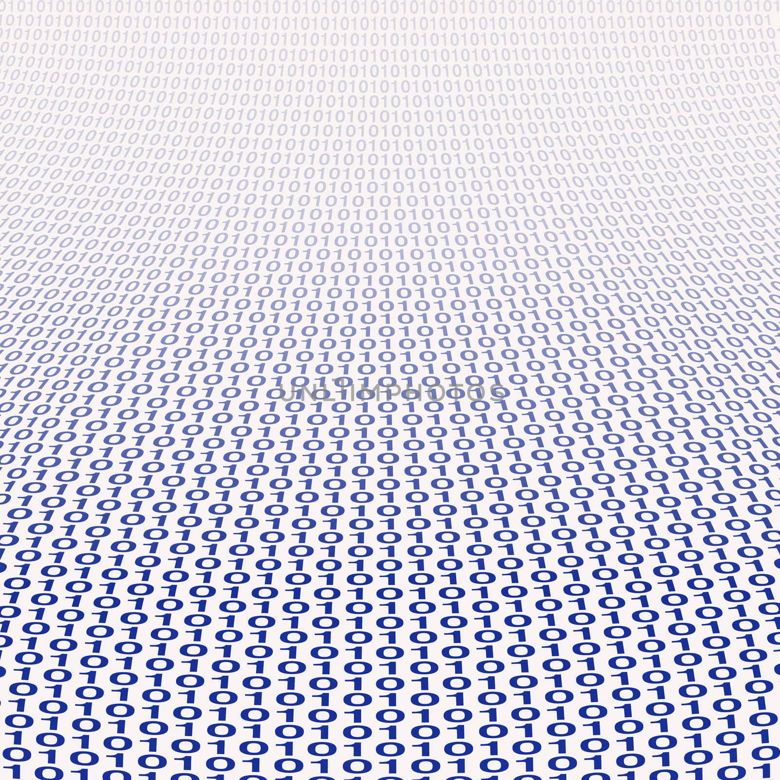 Computer binary background - White