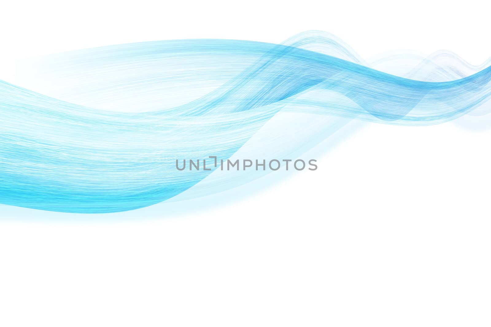 blue curves background - abstact illustration