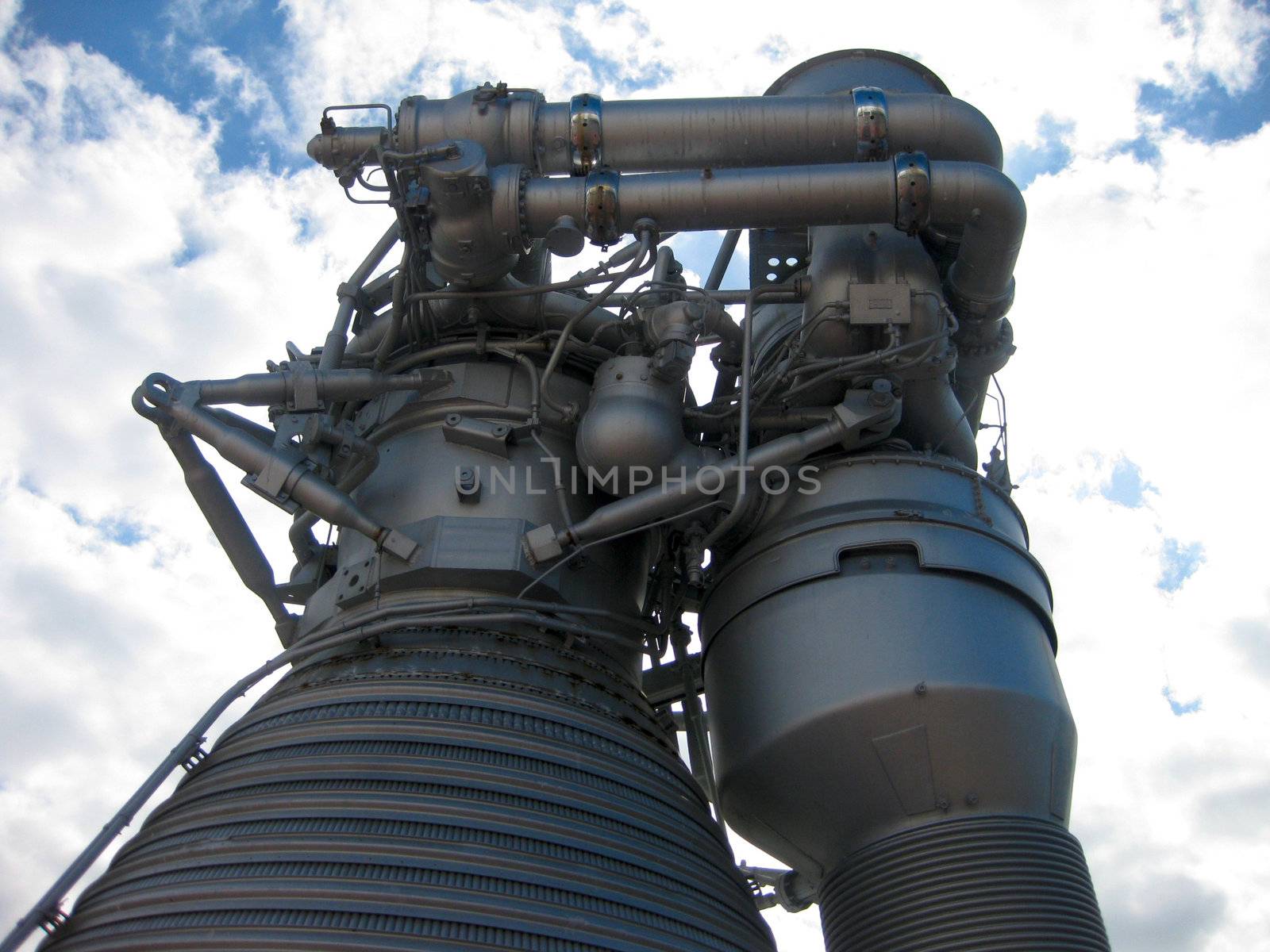 stock pictures of an industrial engine showing the pipes and valves