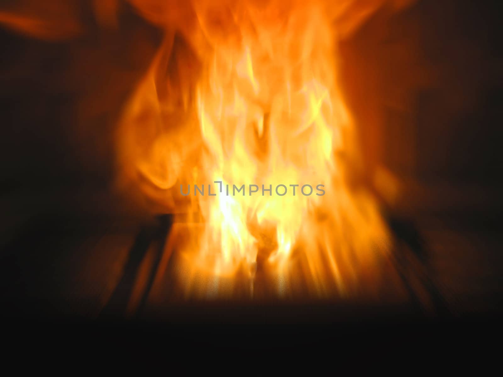 abstract flames in explosion