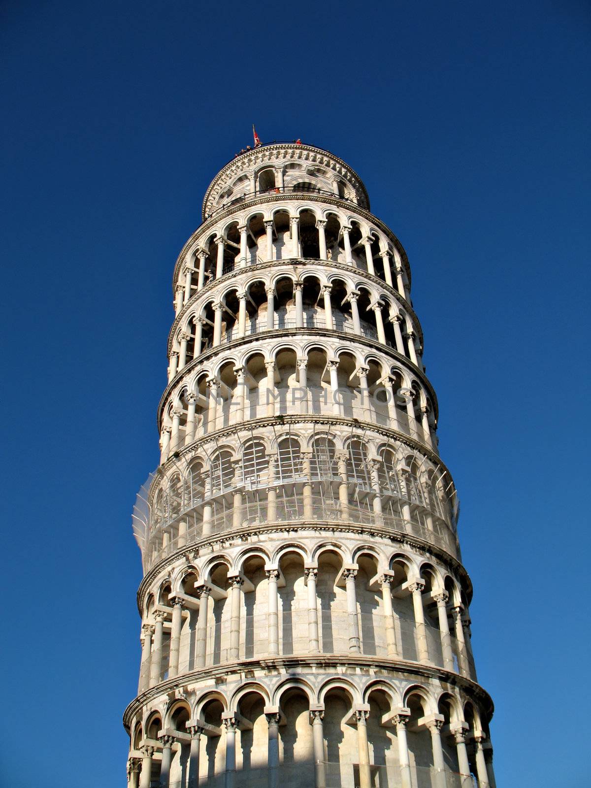 A view of the tower of Pisa, Italy