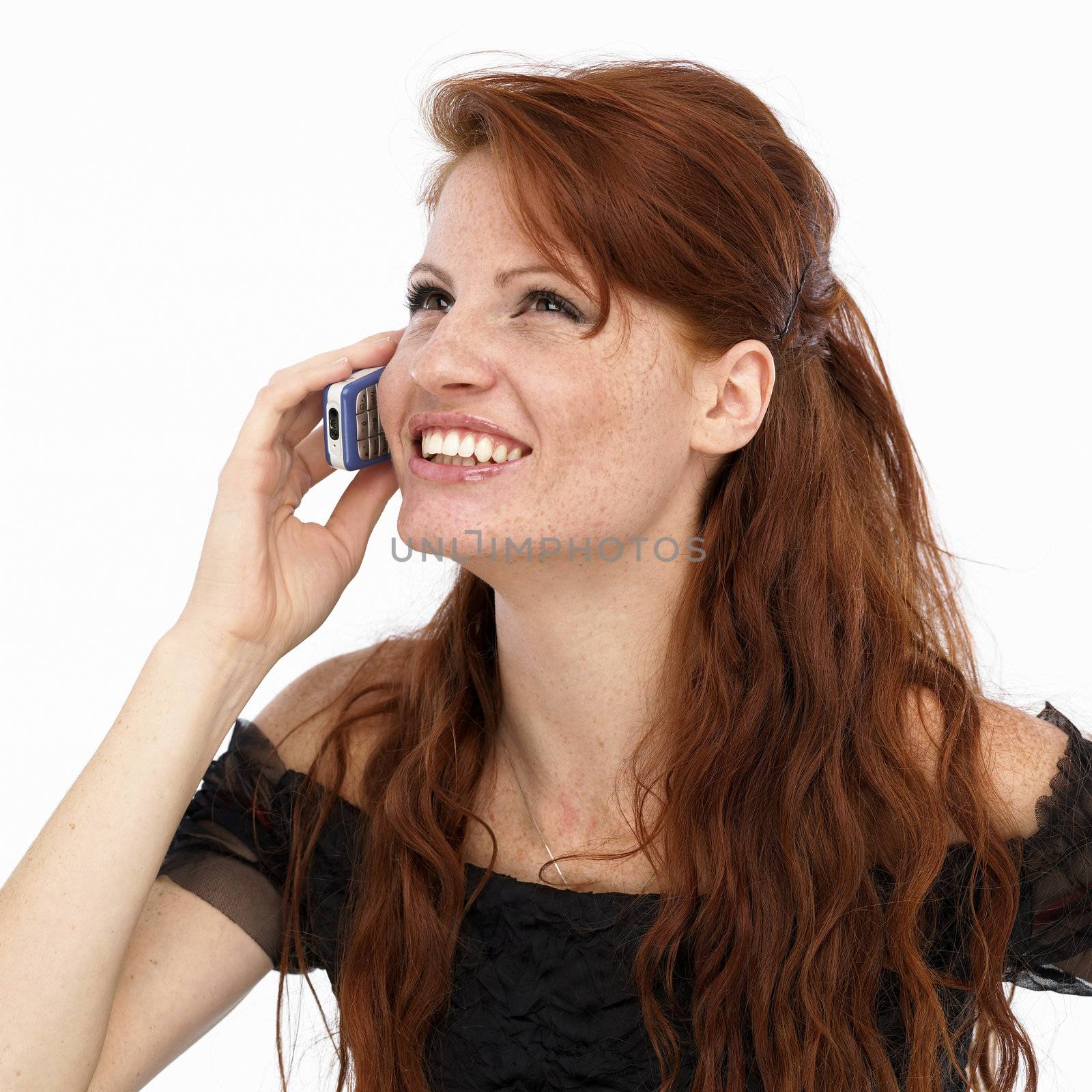 Young woman on mobile phone