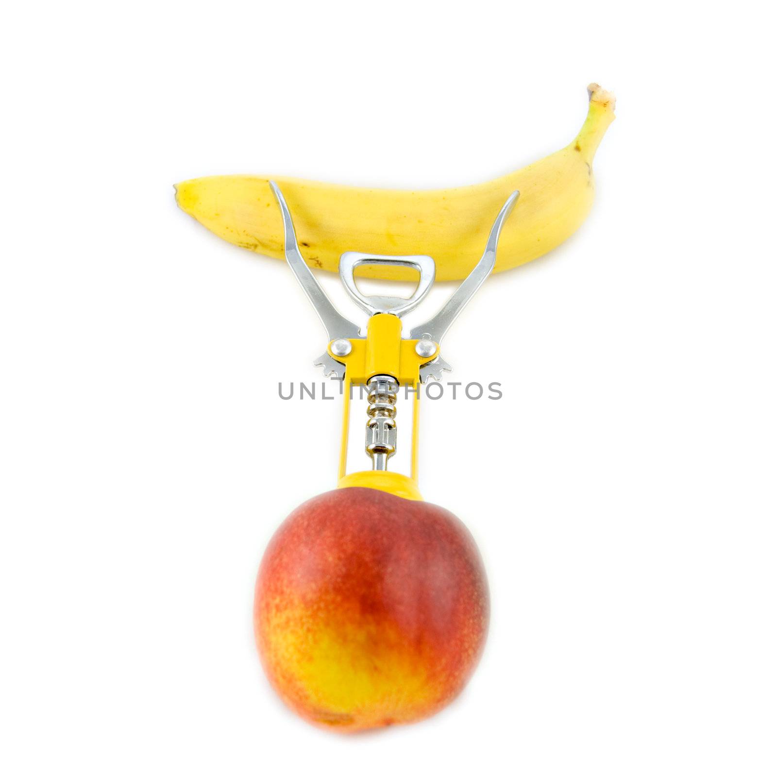 corkscrew in a peach by rmarinello