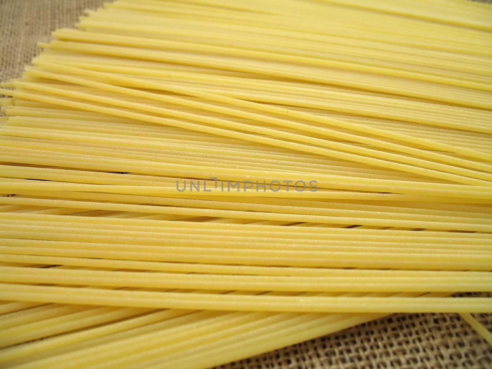 spaghetti pasta ready to be cooked