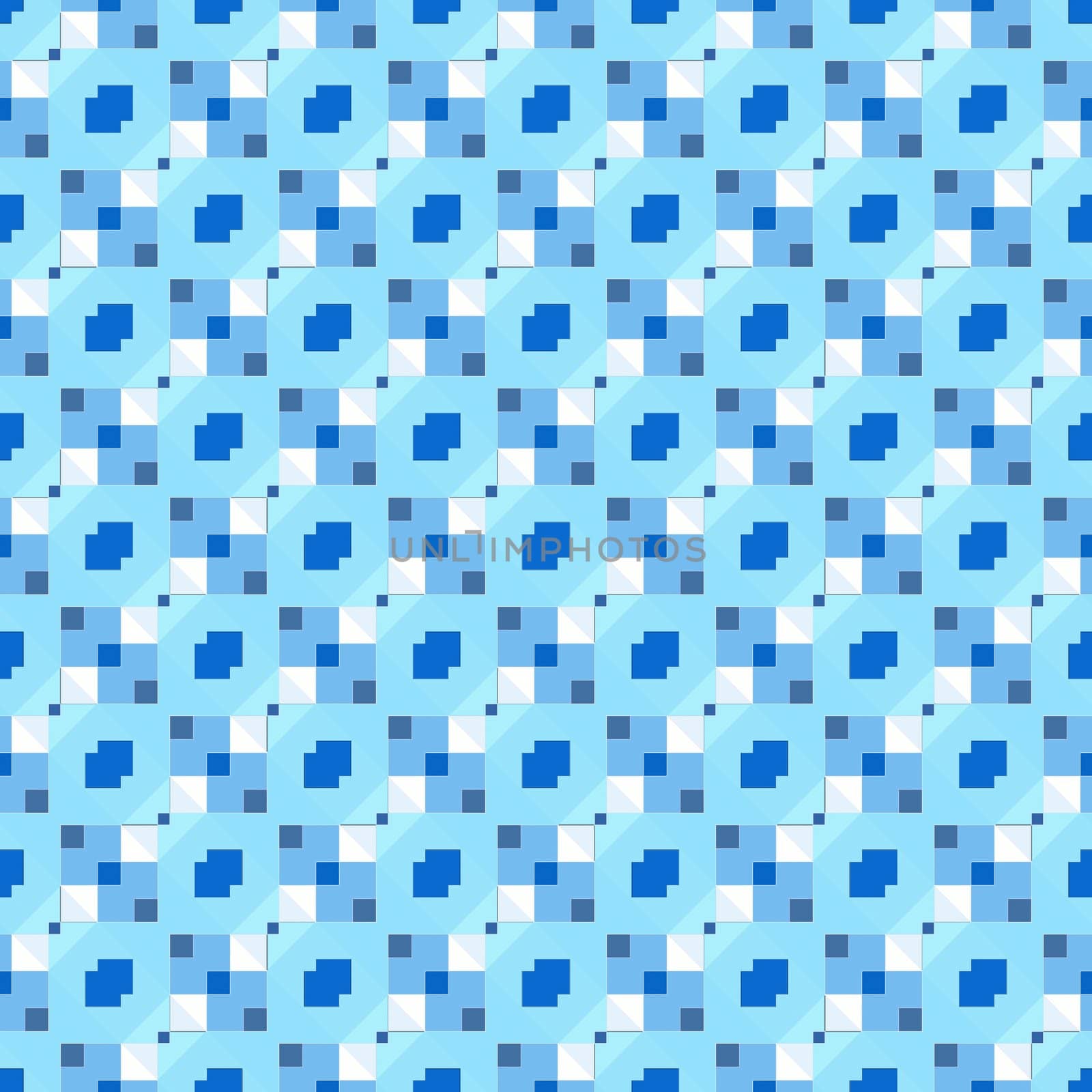 blue repeating pattern by weknow