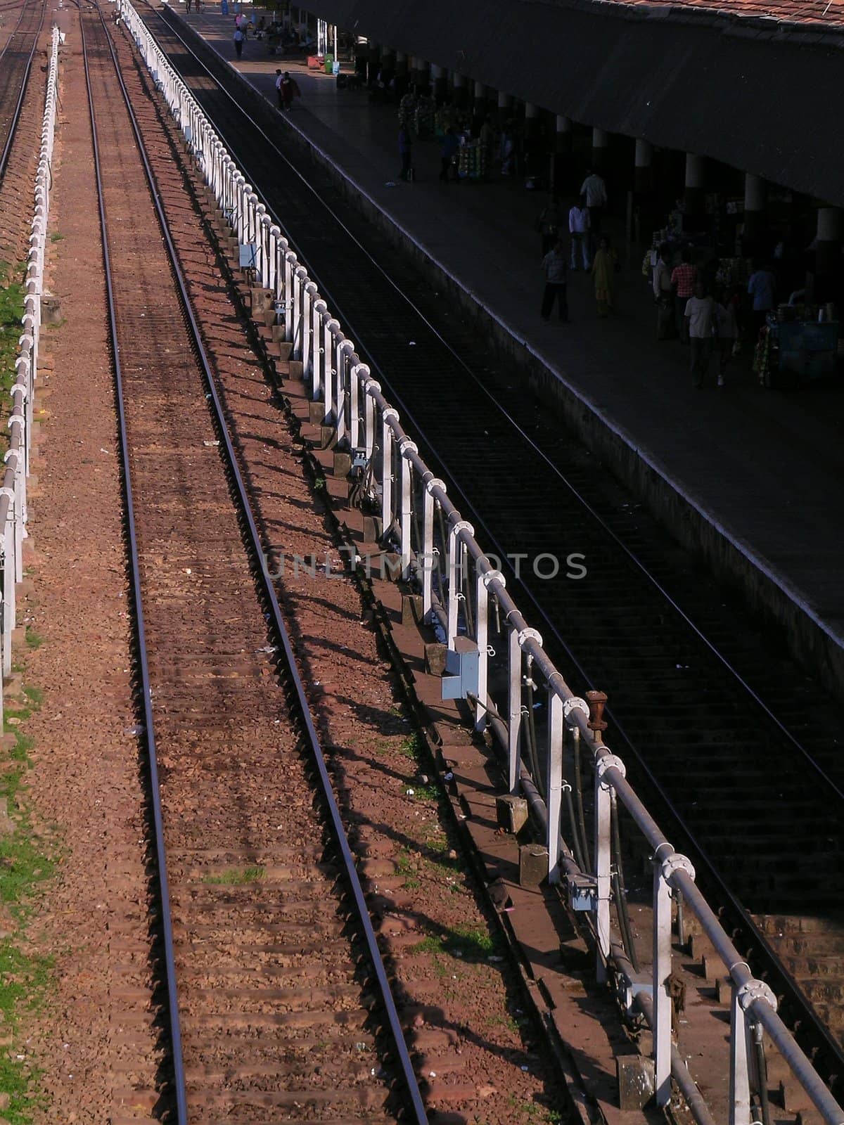 railroad and the station