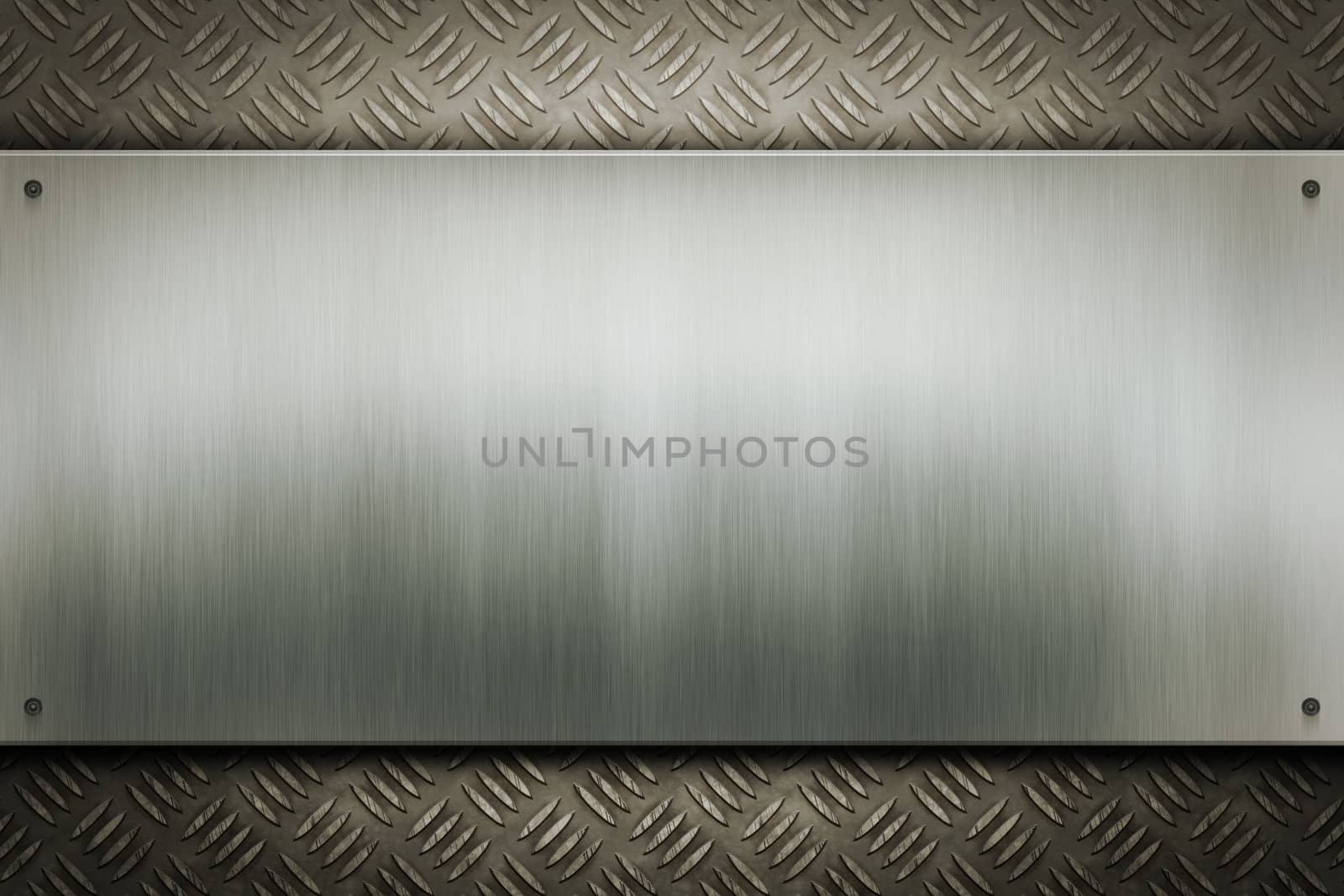 An image of a worn metal plate background