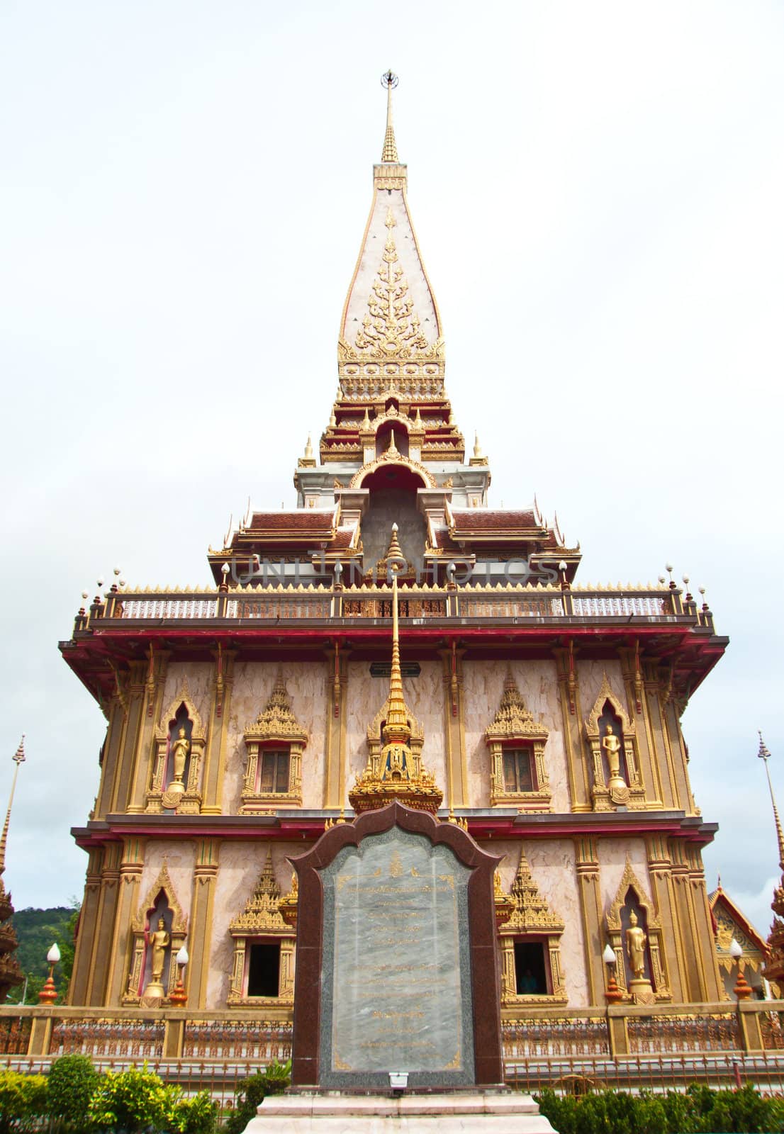 Wat Chalong Temple in Phuket of Thailand by lavoview