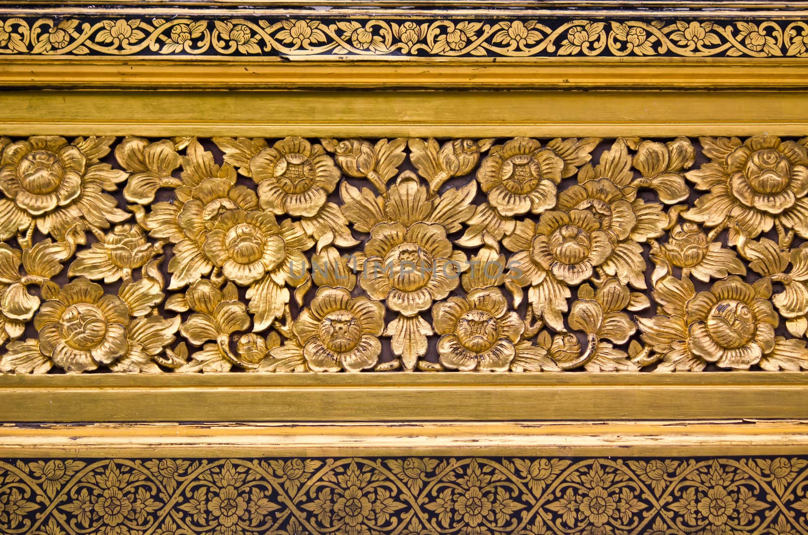 traditional Thai style molding art