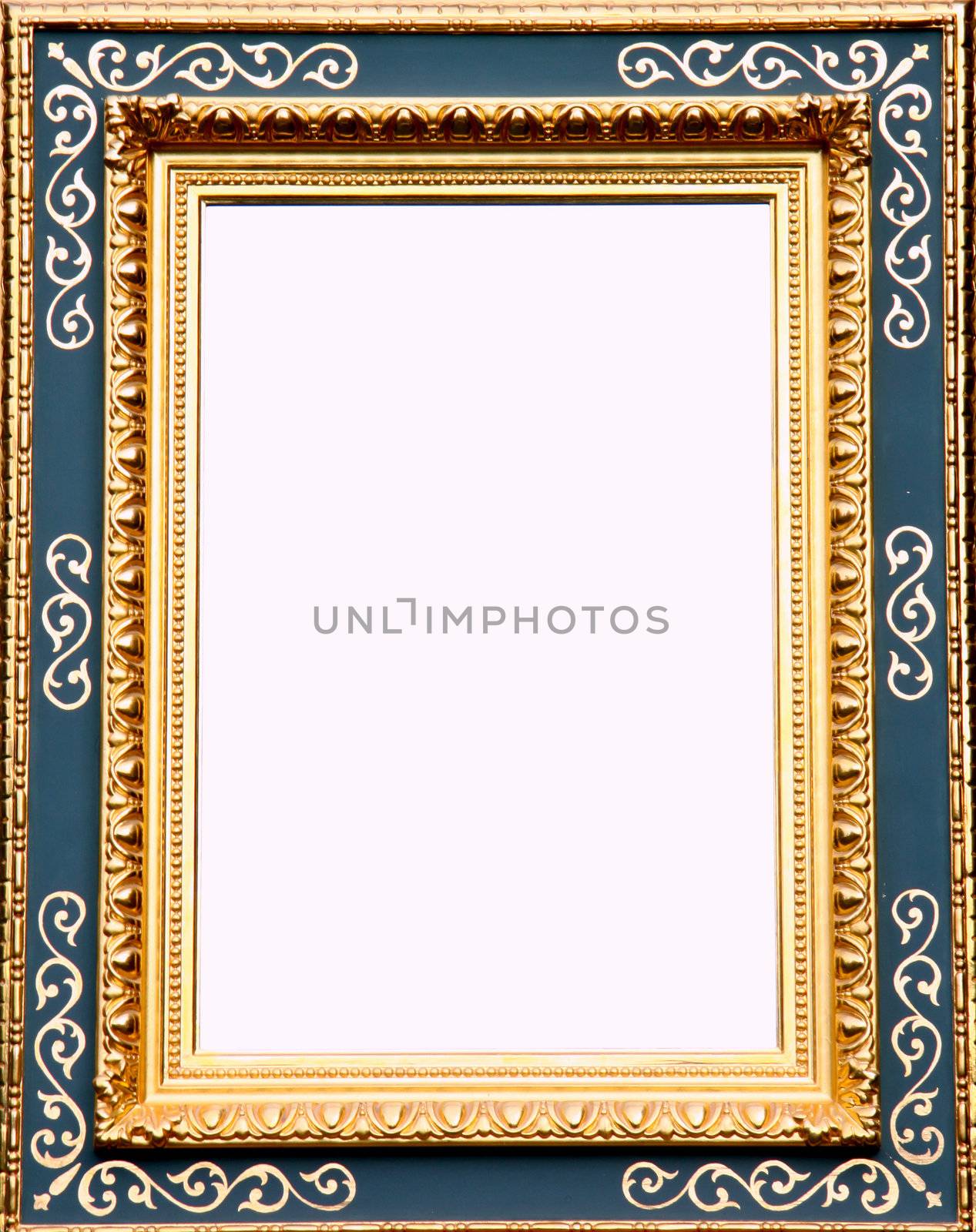 antique gold picture frame by Farina6000