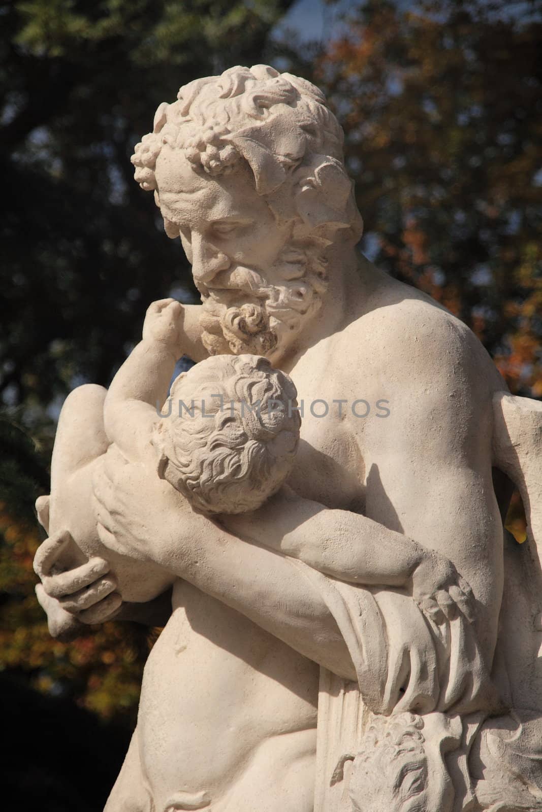 Silène carrying Dionysus (antique statue) by neko92vl