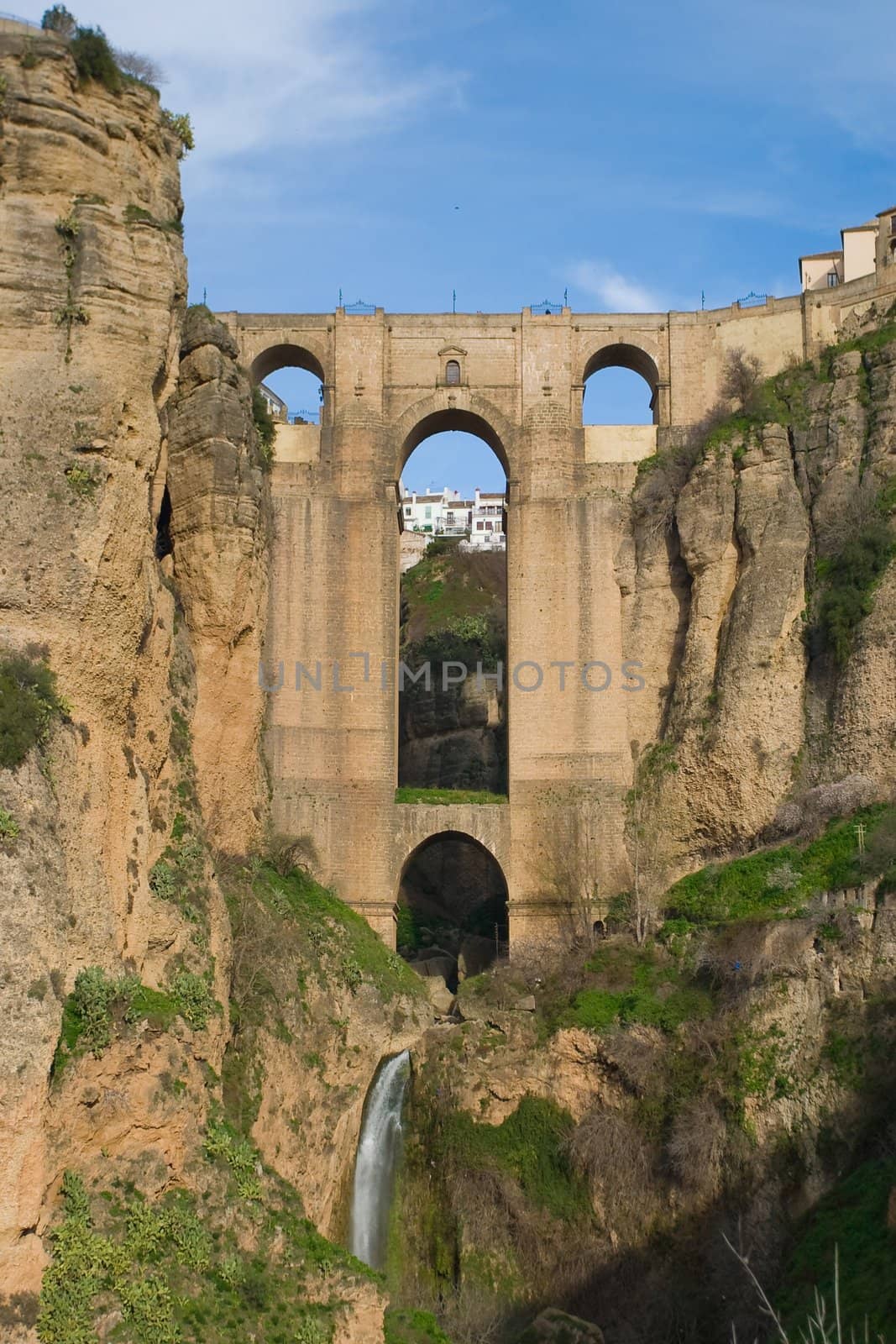 Bridge that divides the city of Ronda