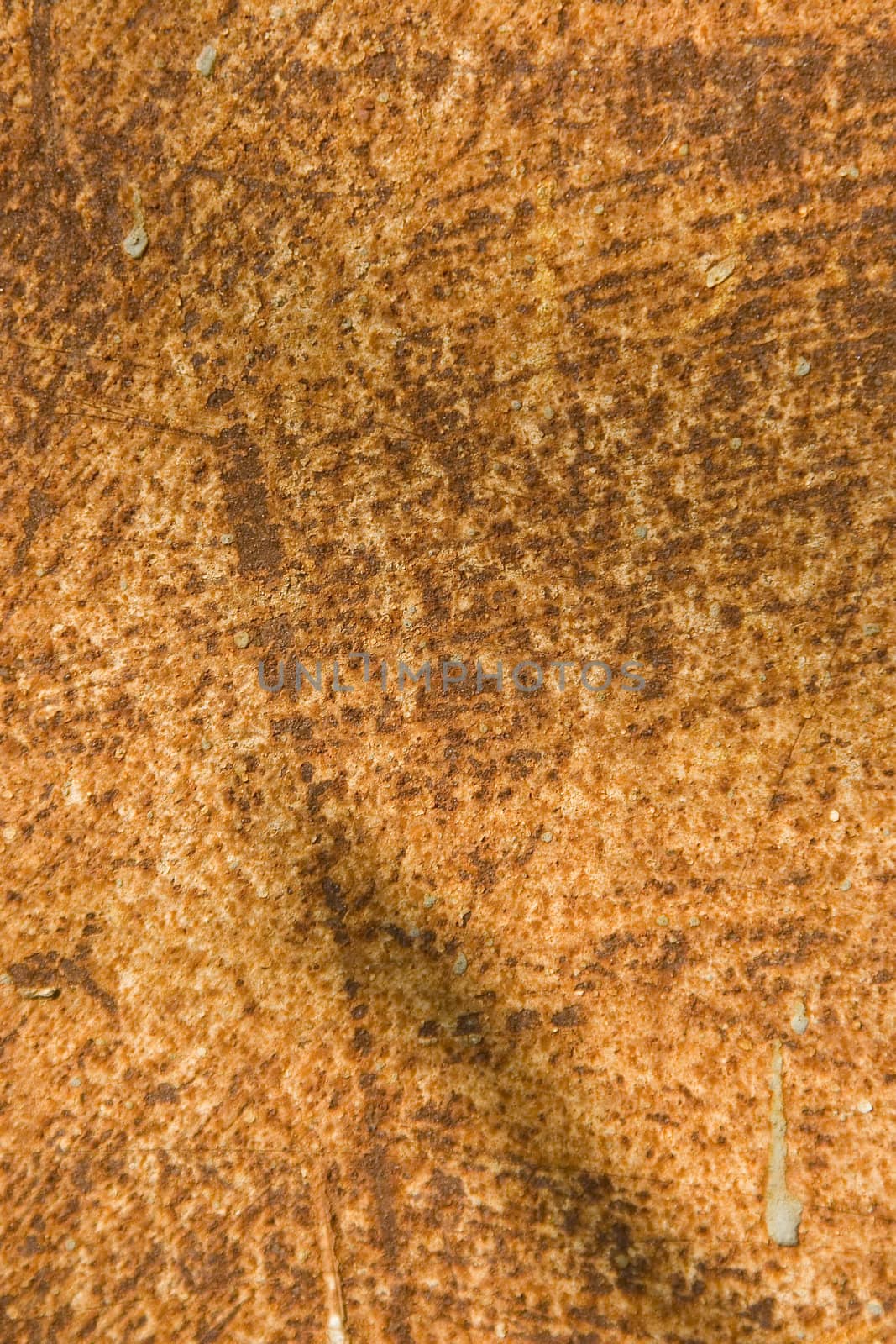 Detail of rusty metal, showing rust textures