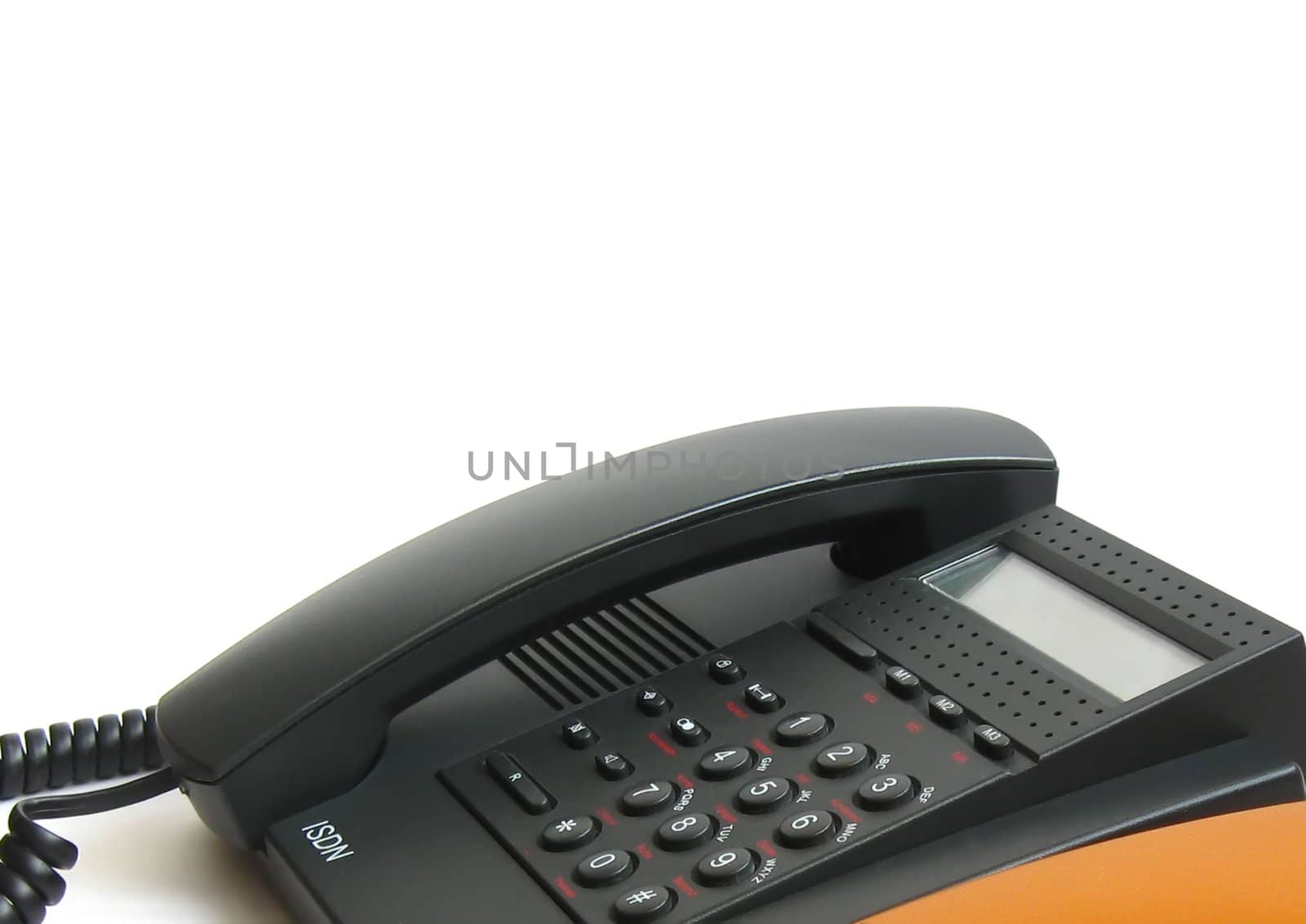 digital(ISDN) telephone    on the white background 