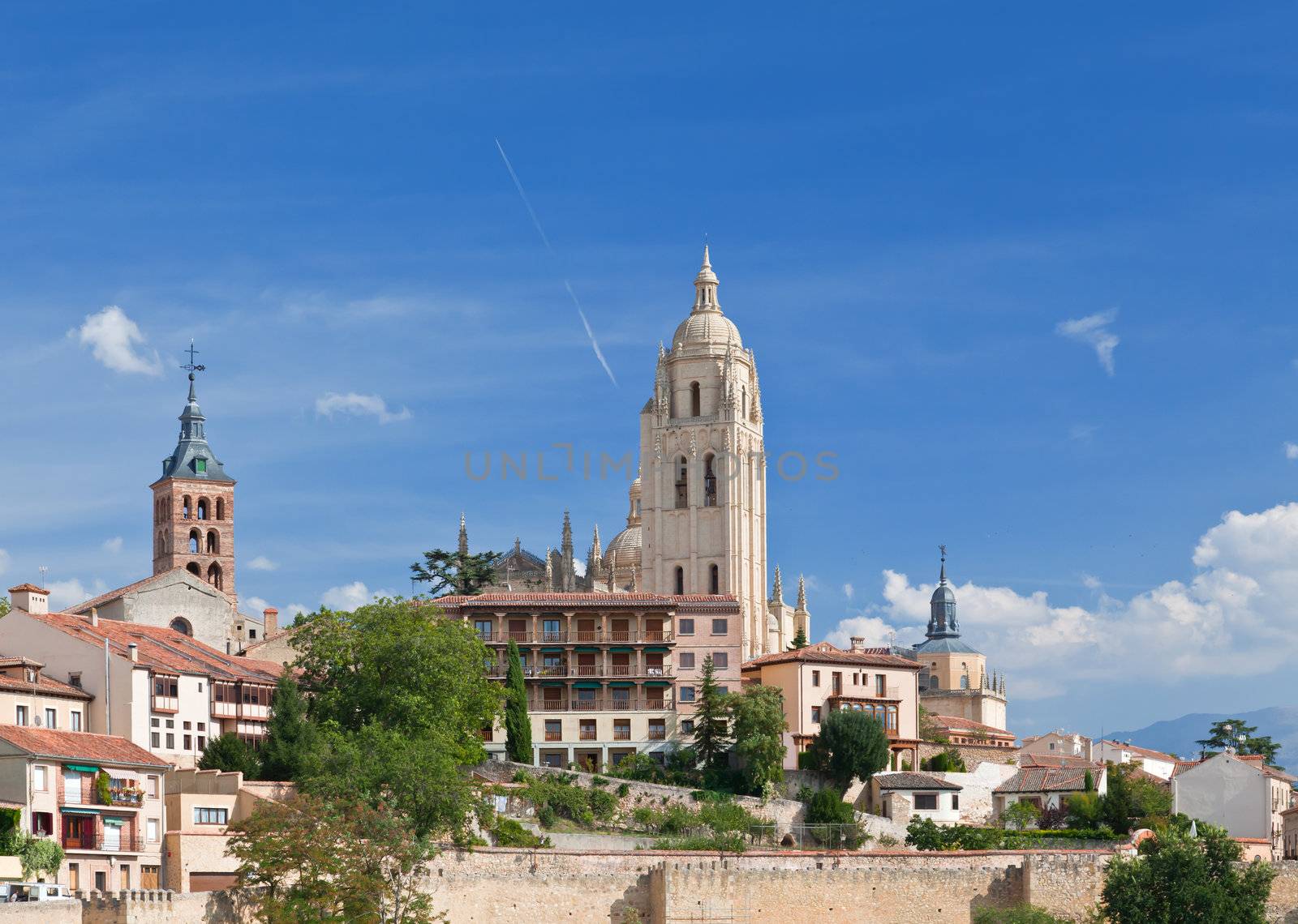 Segovia cathedral, World Heritage town Segovia, Spain 