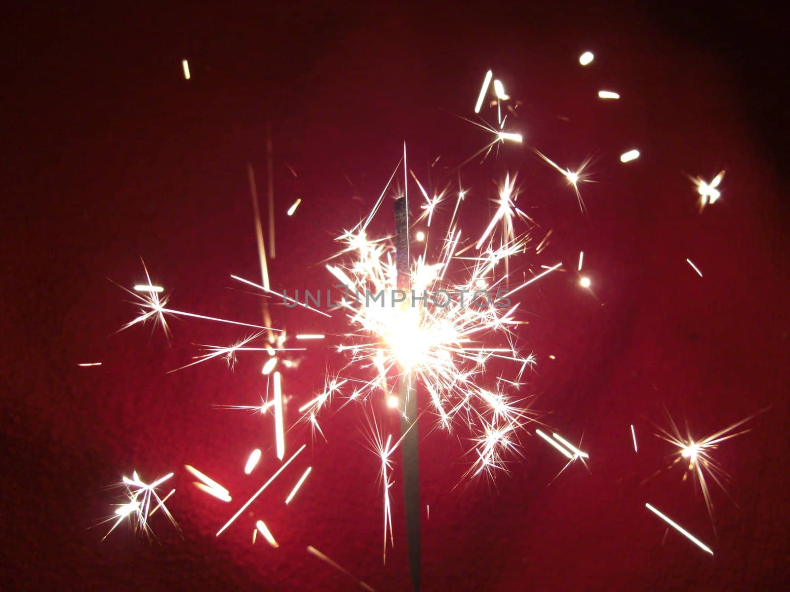 twinkling stars of a sparkler