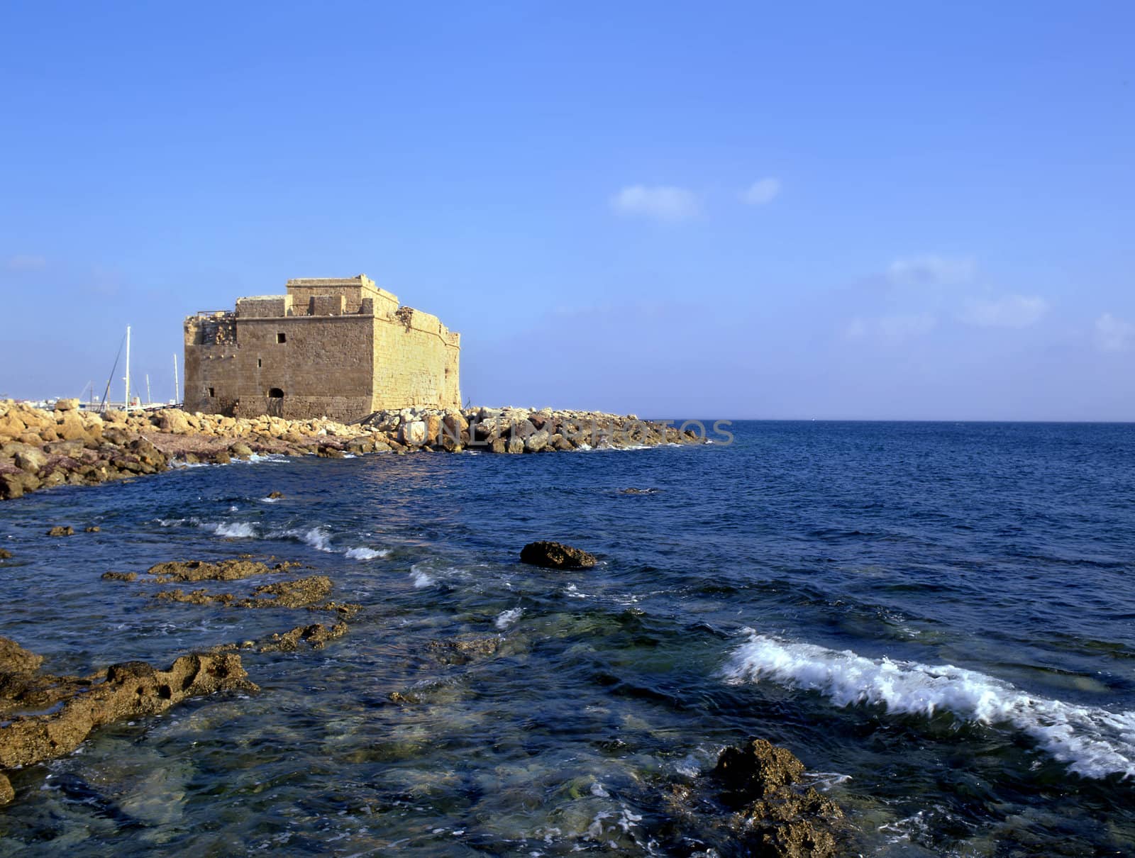 The old fort in Paphos, Cyprus, Europe