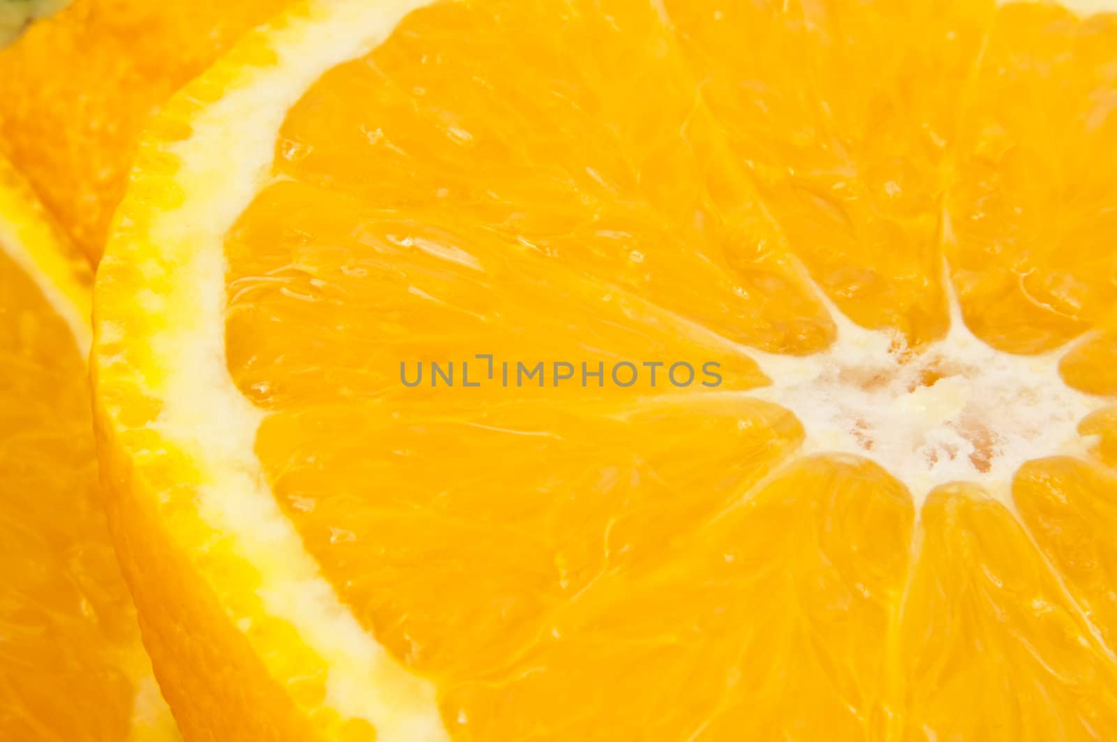 Close up of orange slices.