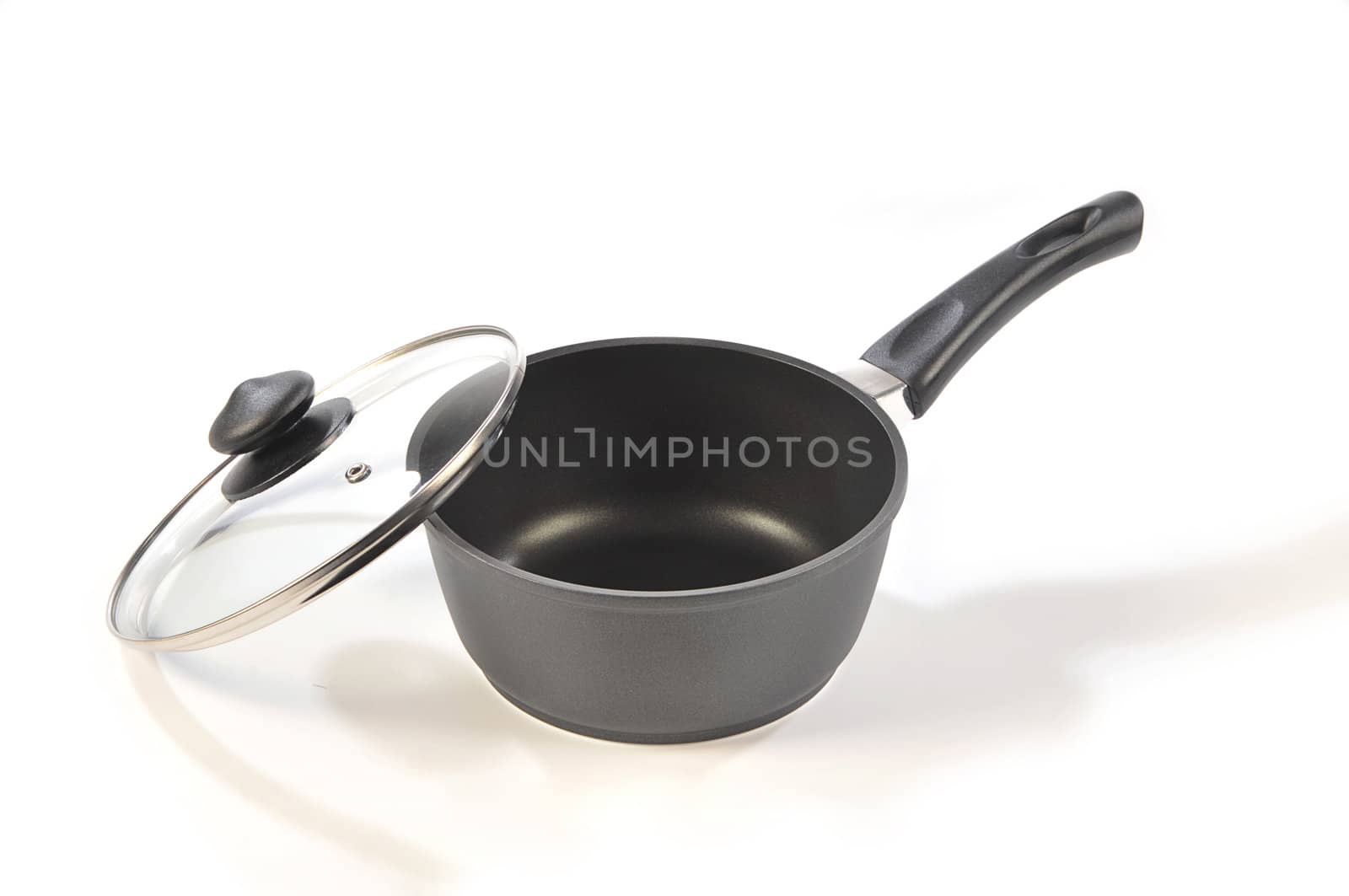 The deep Frying pan isolated on white background