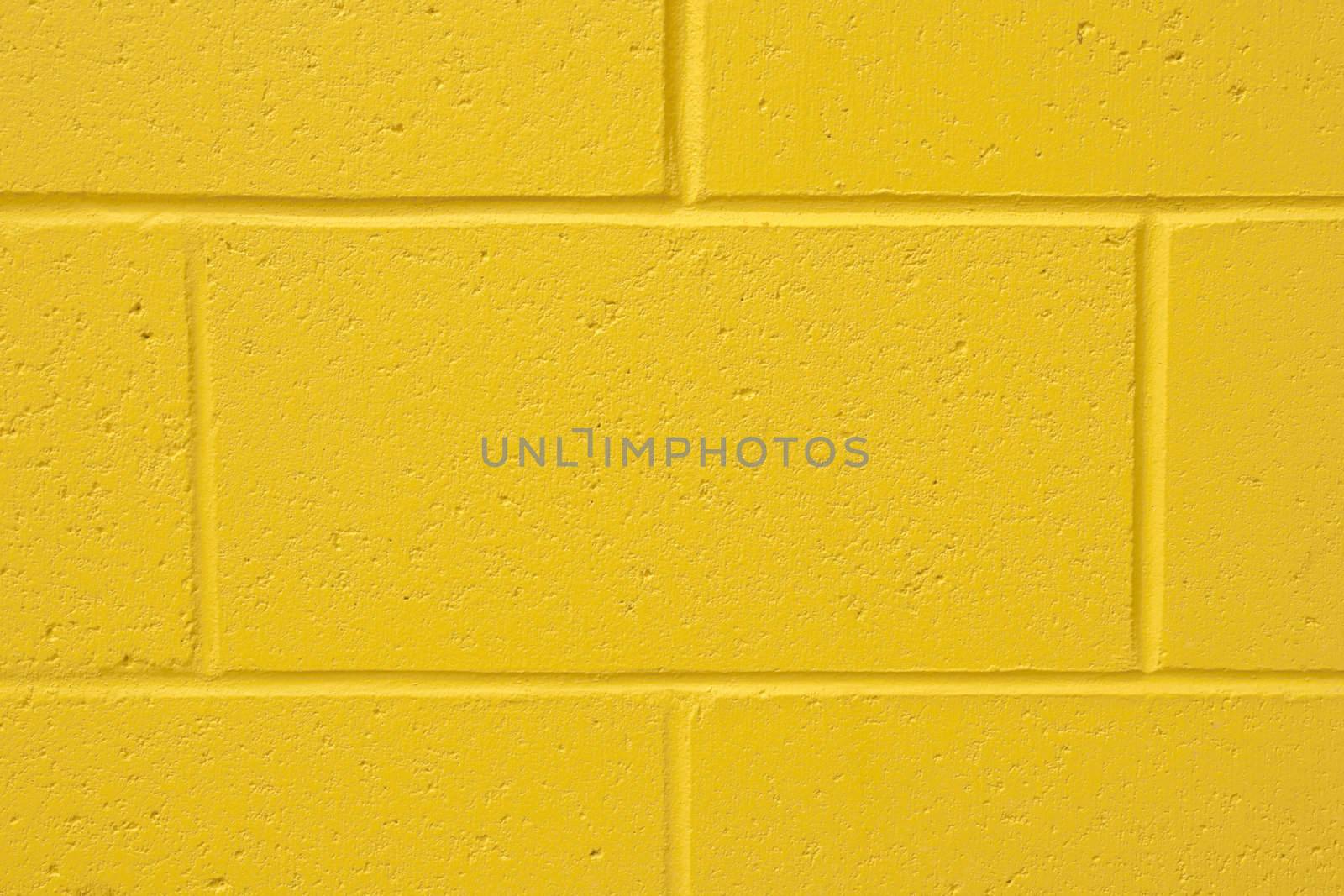 Yellow brick wall background by Mirage3