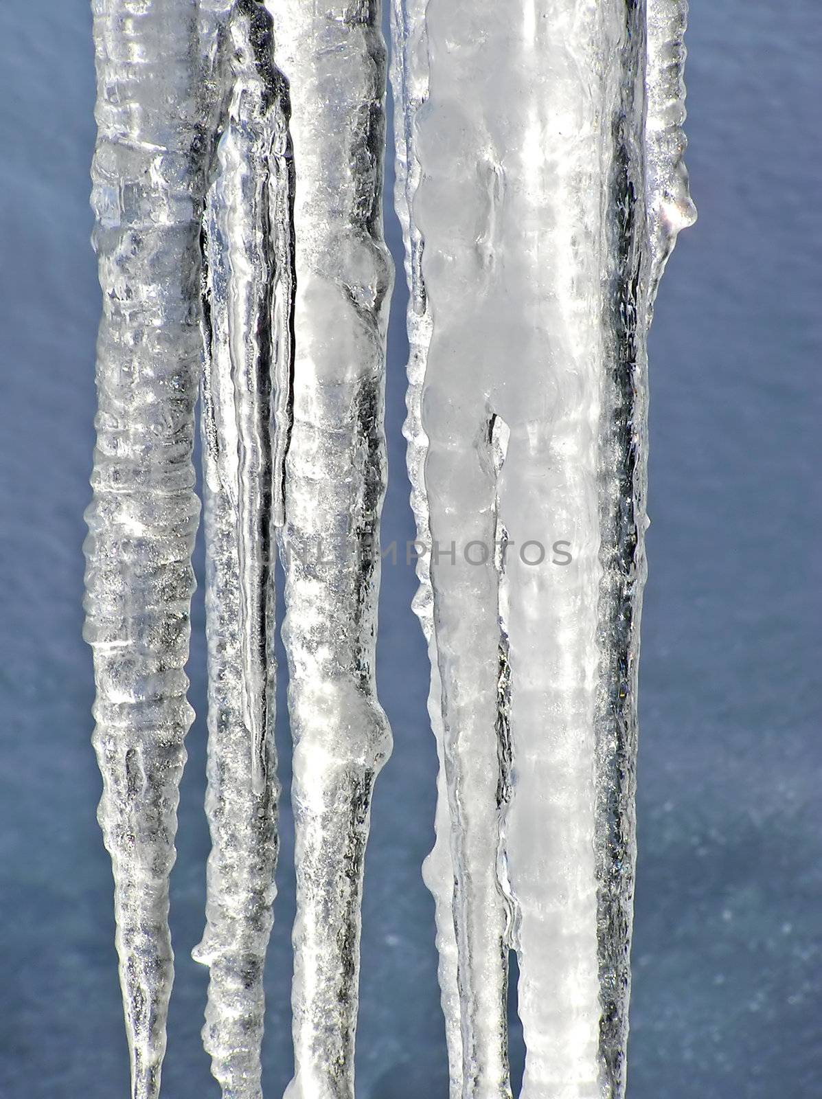 Melting icicles vertical by Mirage3
