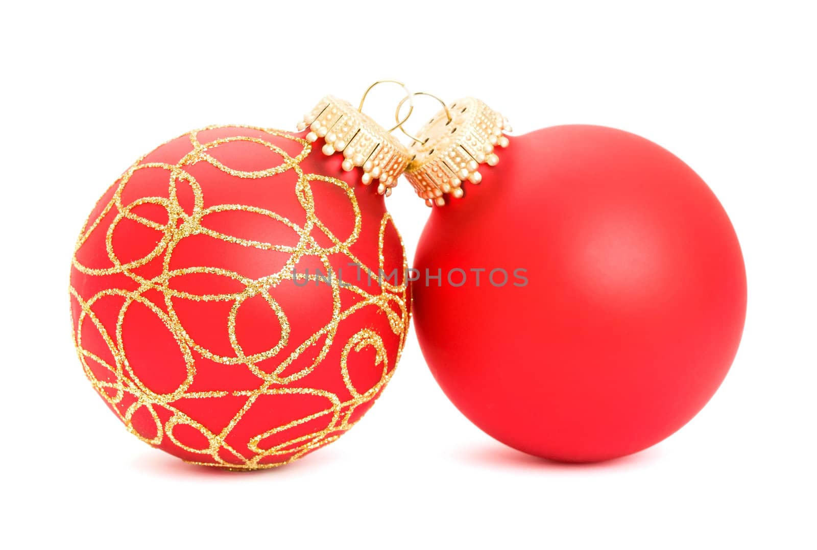 christmas ball isolated on the background