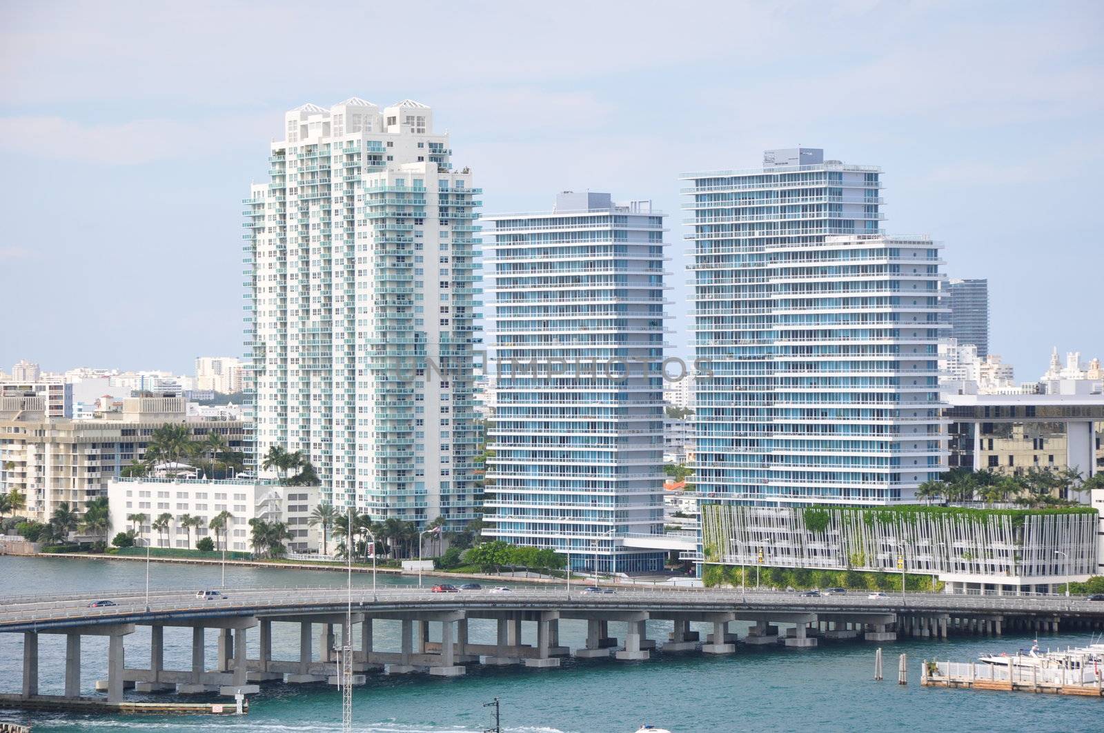 View of Miami in Florida