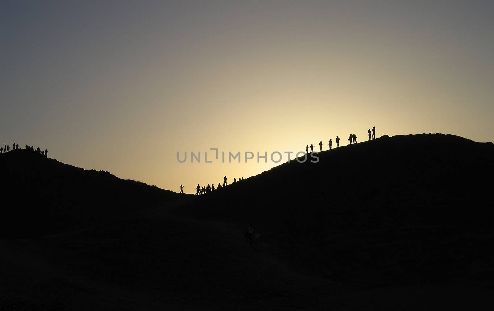 egypt sunset people mountains evening