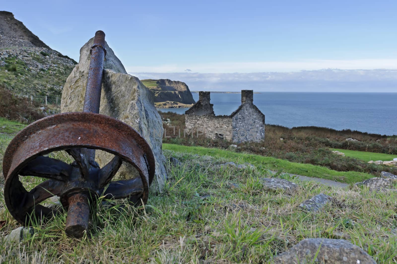 Nant Gwrtheyrn a former quarrying village on the northern coast of the Llyn Peninsula Wales