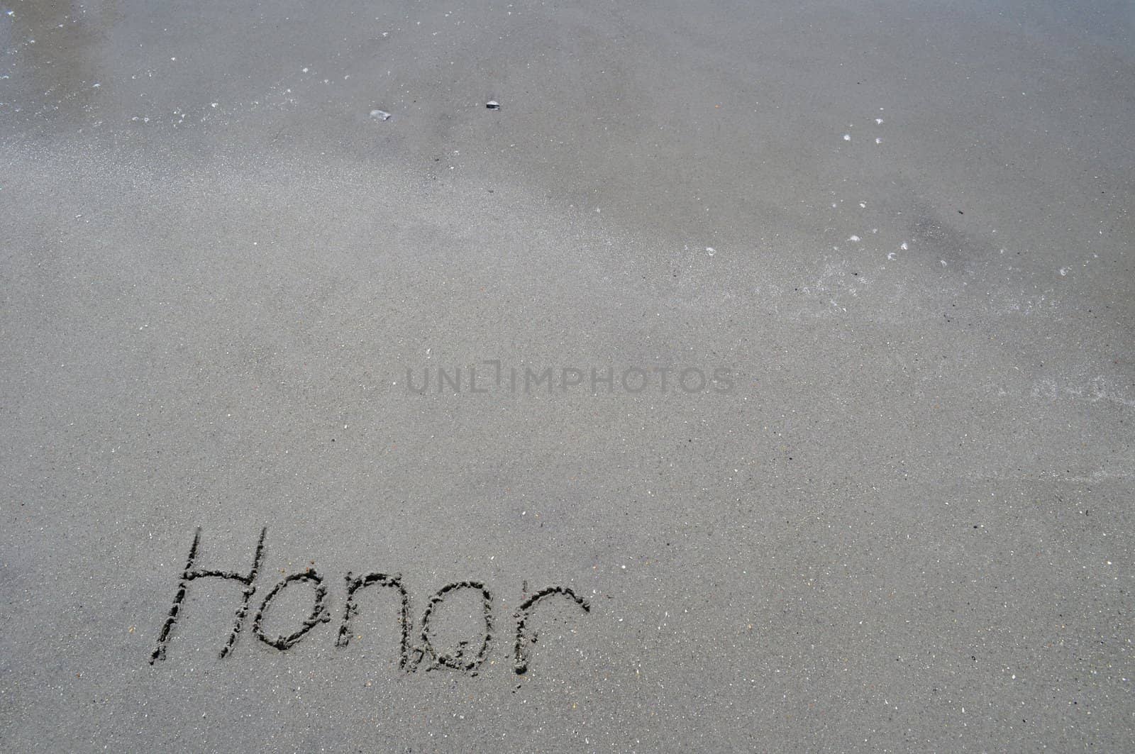 Honor in the sand by RefocusPhoto