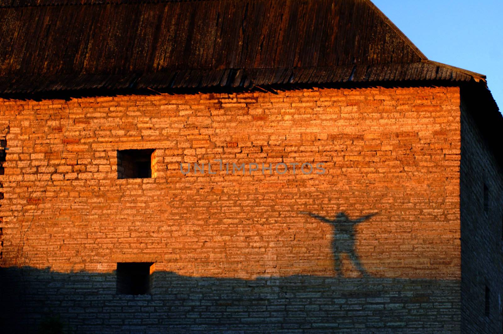  Protective Wall of Old Ladoga Fortress, Ancient Russian Capital. The fortress of Staraya Ladoga, Leningrad Region, Russia.