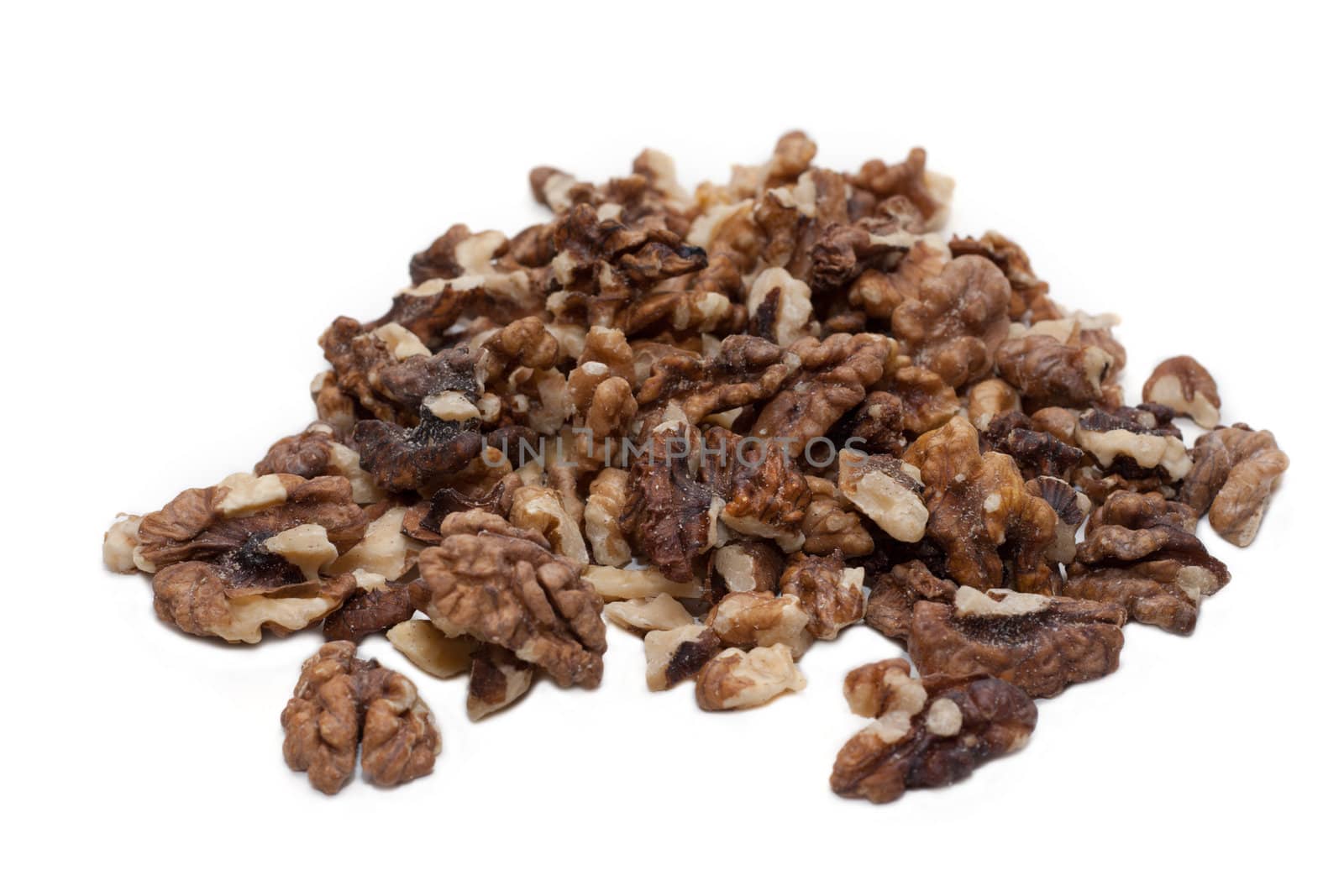Disposit greece nut insulated on white background