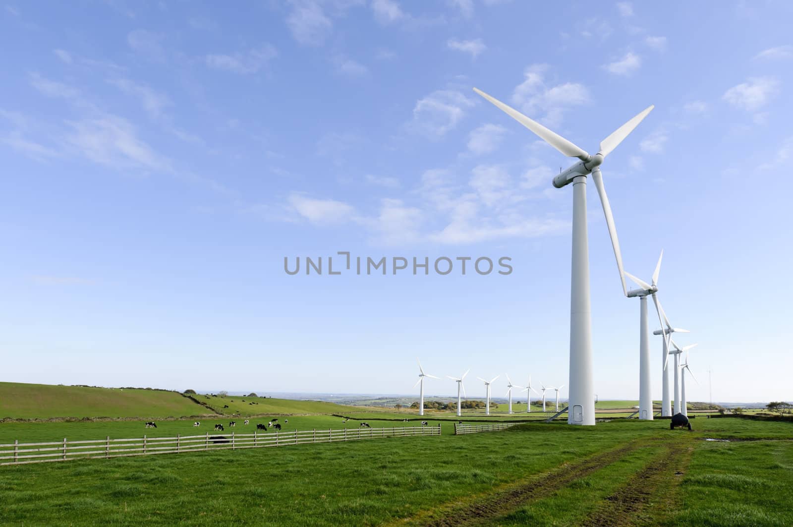 Power generation wind farm 35m in height to the hub and have a rotor diameter of 37m on Royd Moor