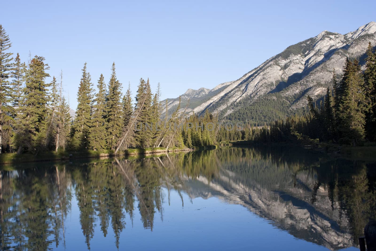 Rocky Mountains in Banff National Park Canada