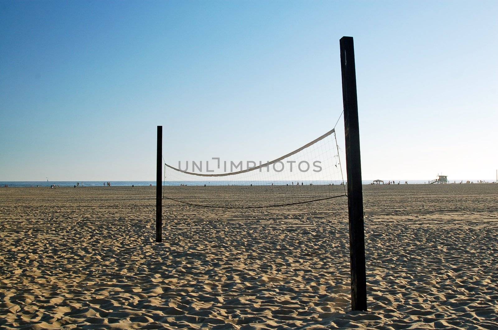 beach volleyball net by nikonite